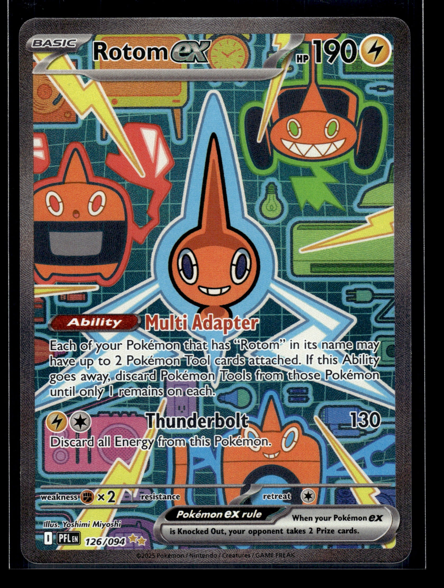 Rotom ex #126/094 Phantasmal Flames NM