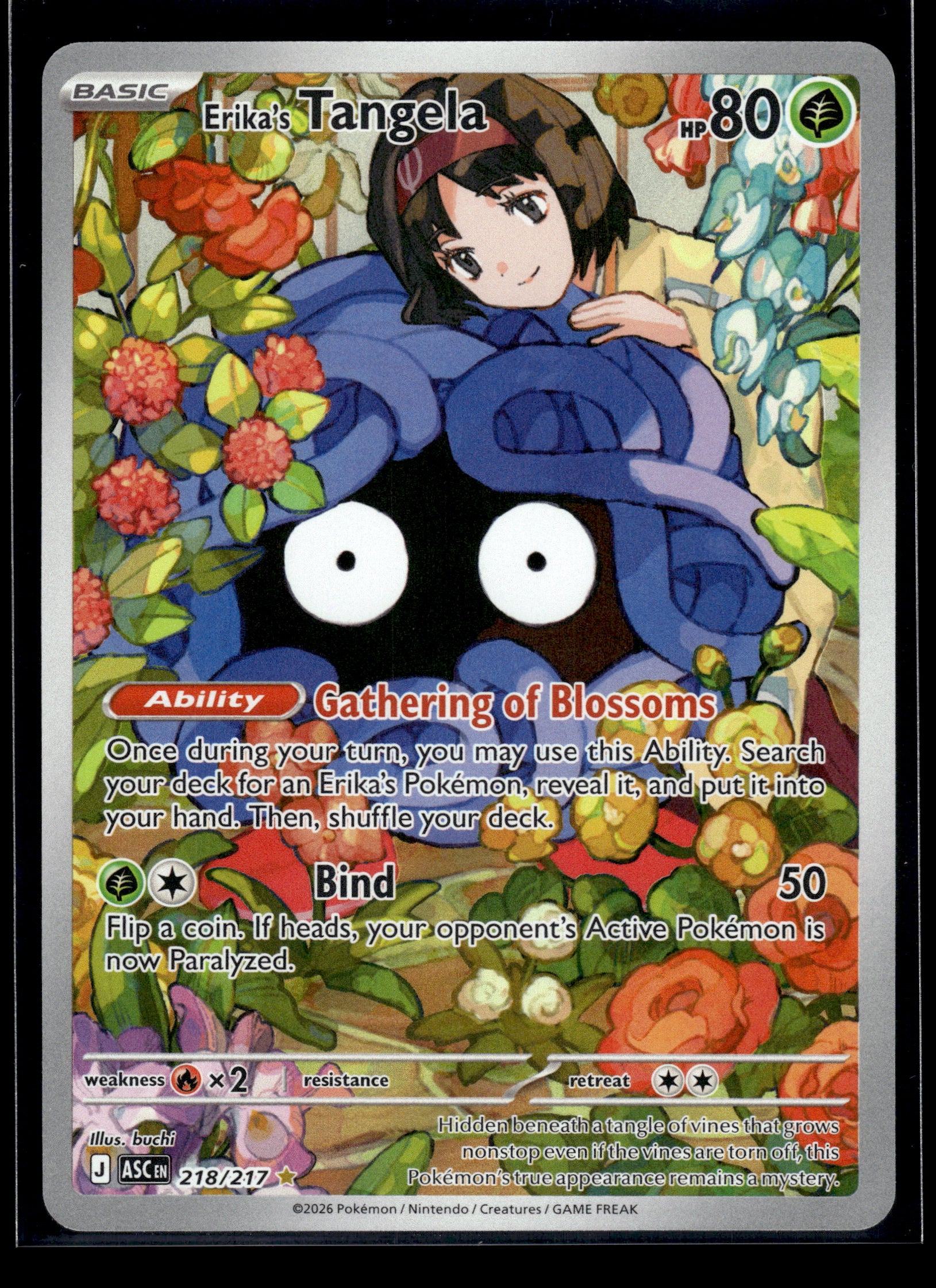 Erika's Tangela #218/217 Ascended Heroes NM