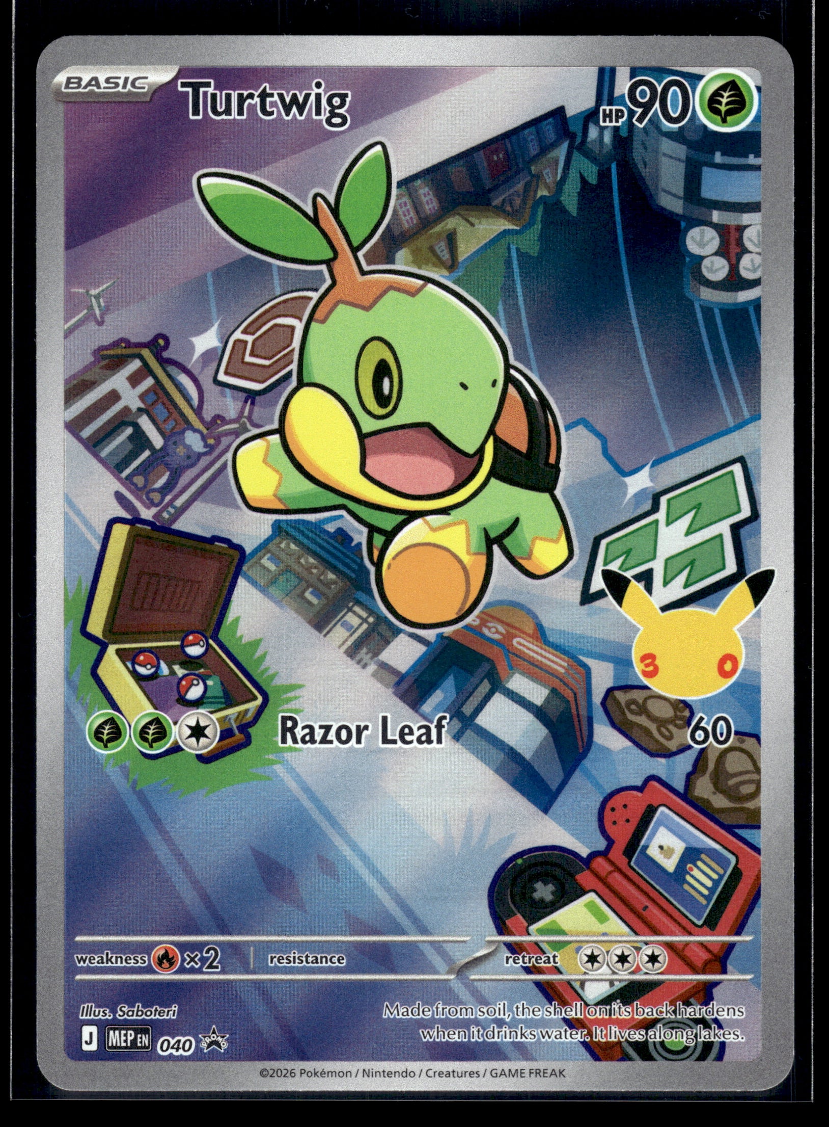 Turtwig #040 Mega Evolution Promo NM