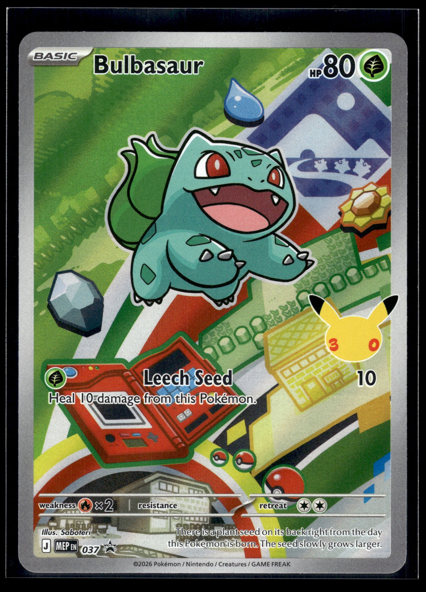 Bulbasaur #037 Mega Evolution Promo NM