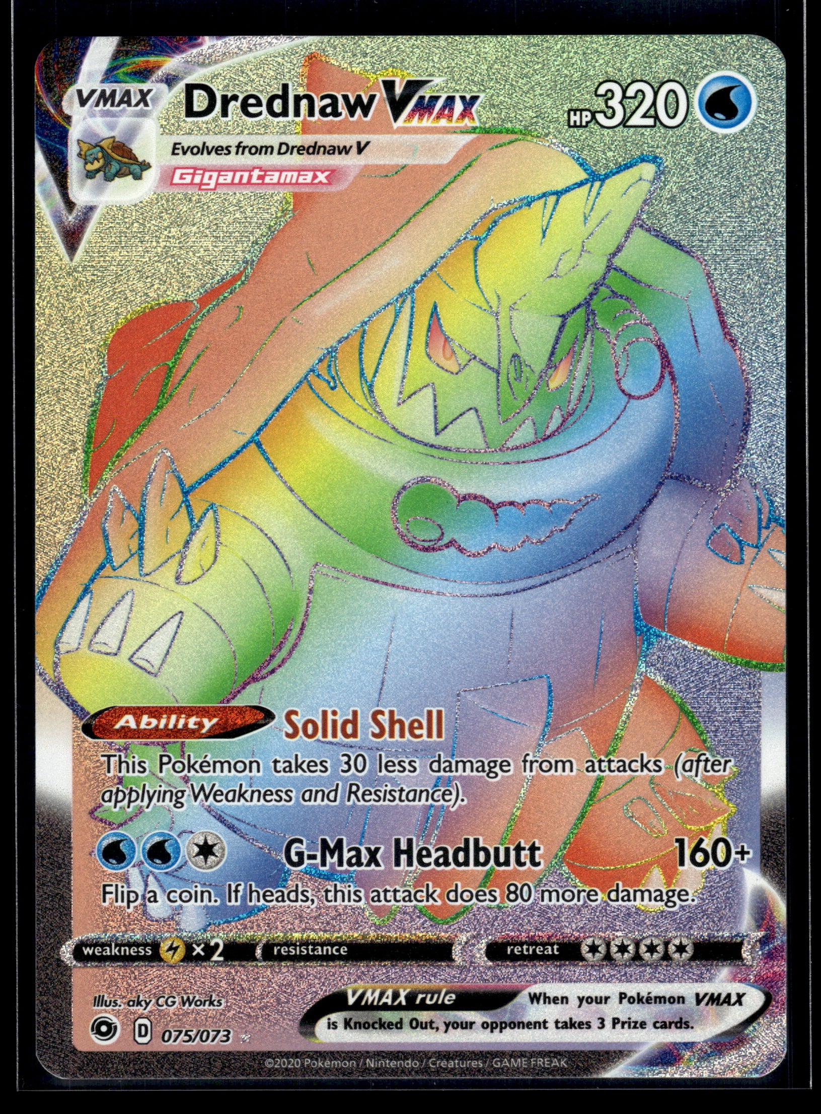 Drednaw VMAX #75/73 Champion's Path VLP