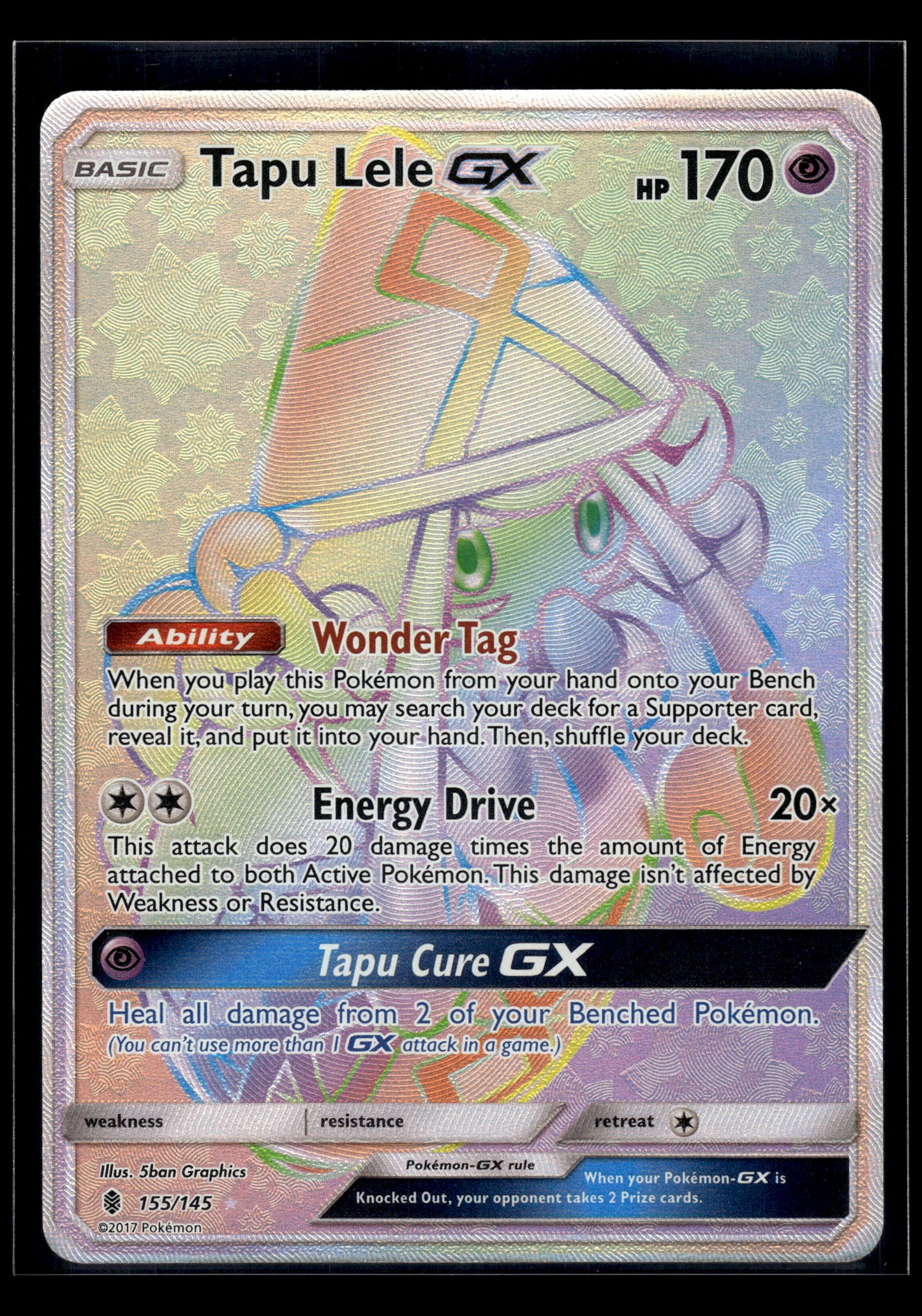 Tapu Lele GX #155/145 Guardians Rising VLP