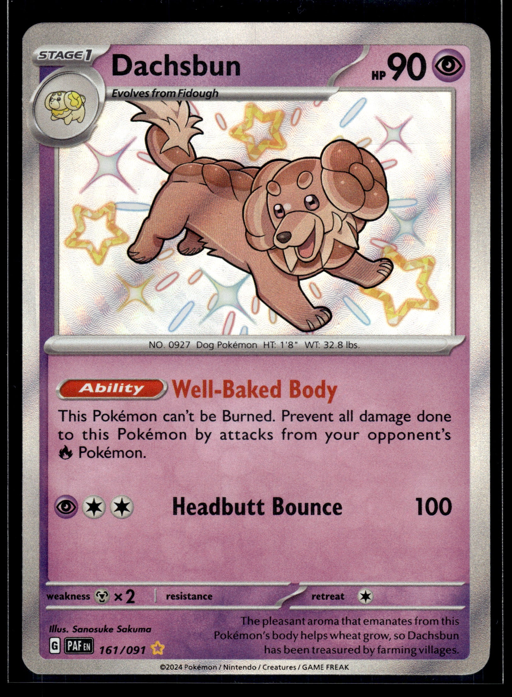 Dachsbun #161/091 Paldean Fates VLP