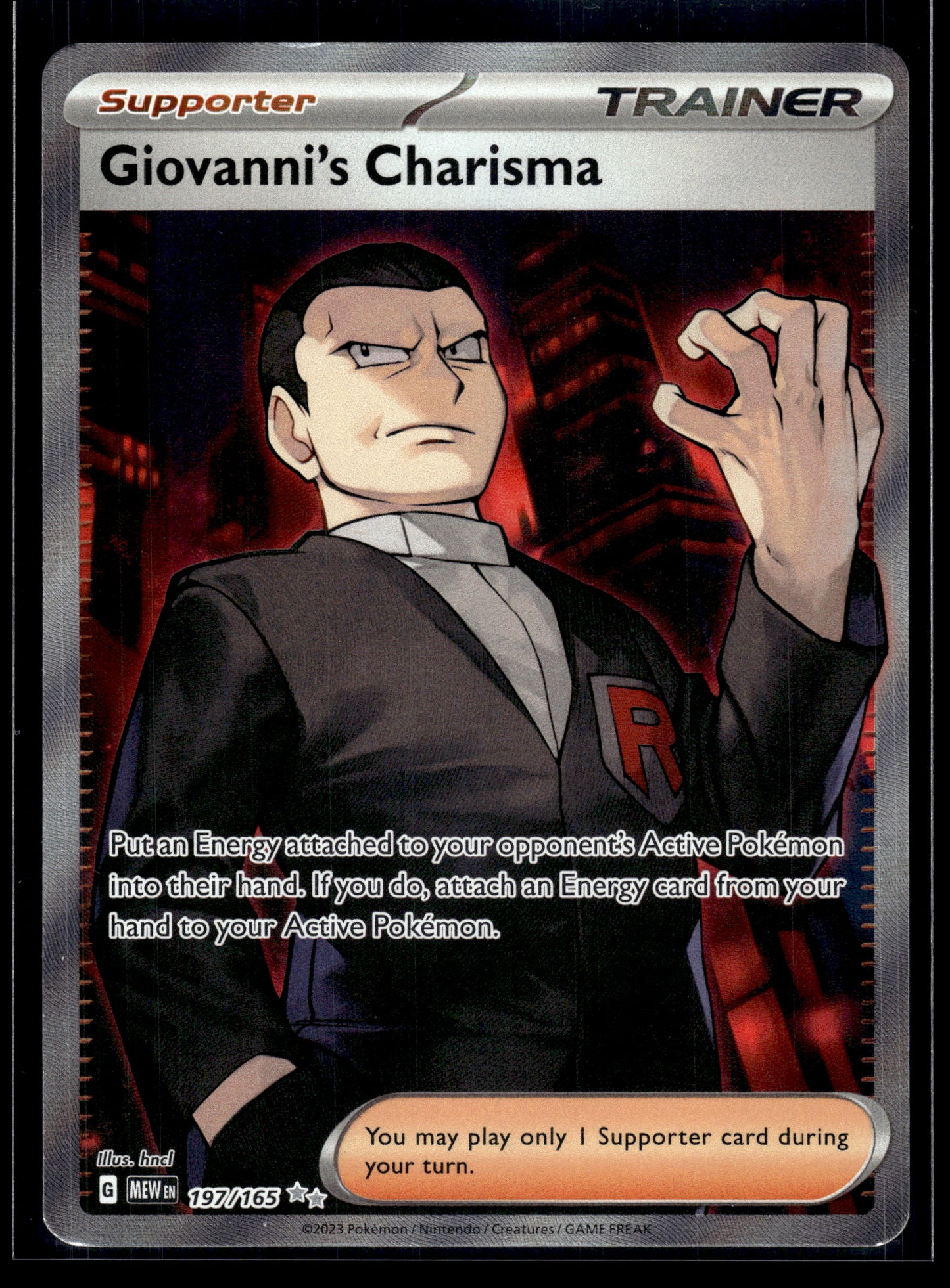 Giovanni's Charisma #197/165 151 VLP