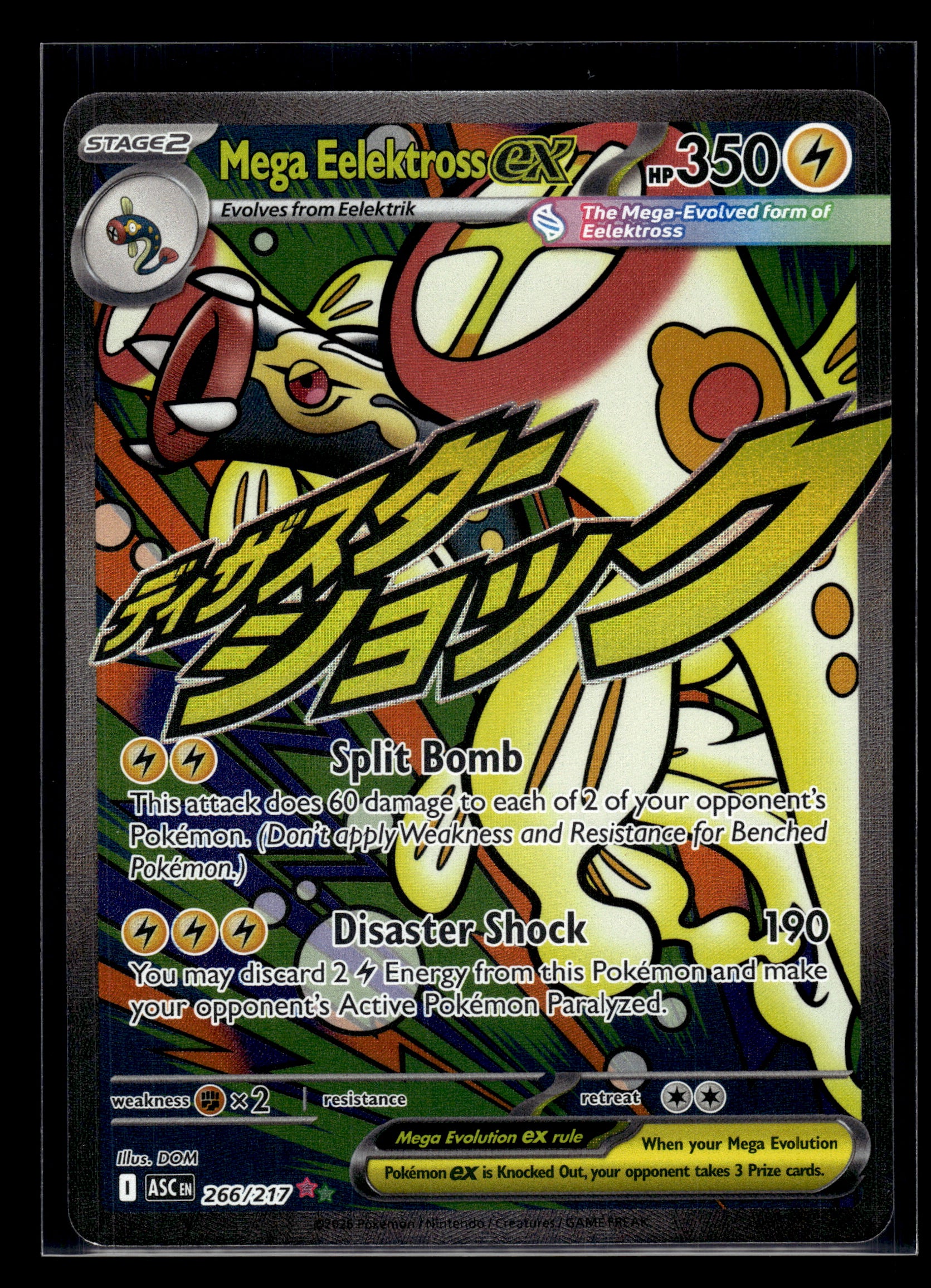 Mega Eelektross ex #266/217 Ascended Heroes VLP