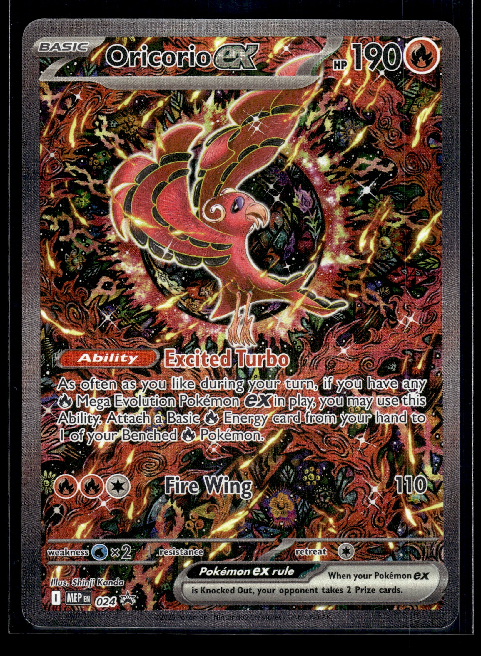 Oricorio ex #024 Mega Evolution Promo NM