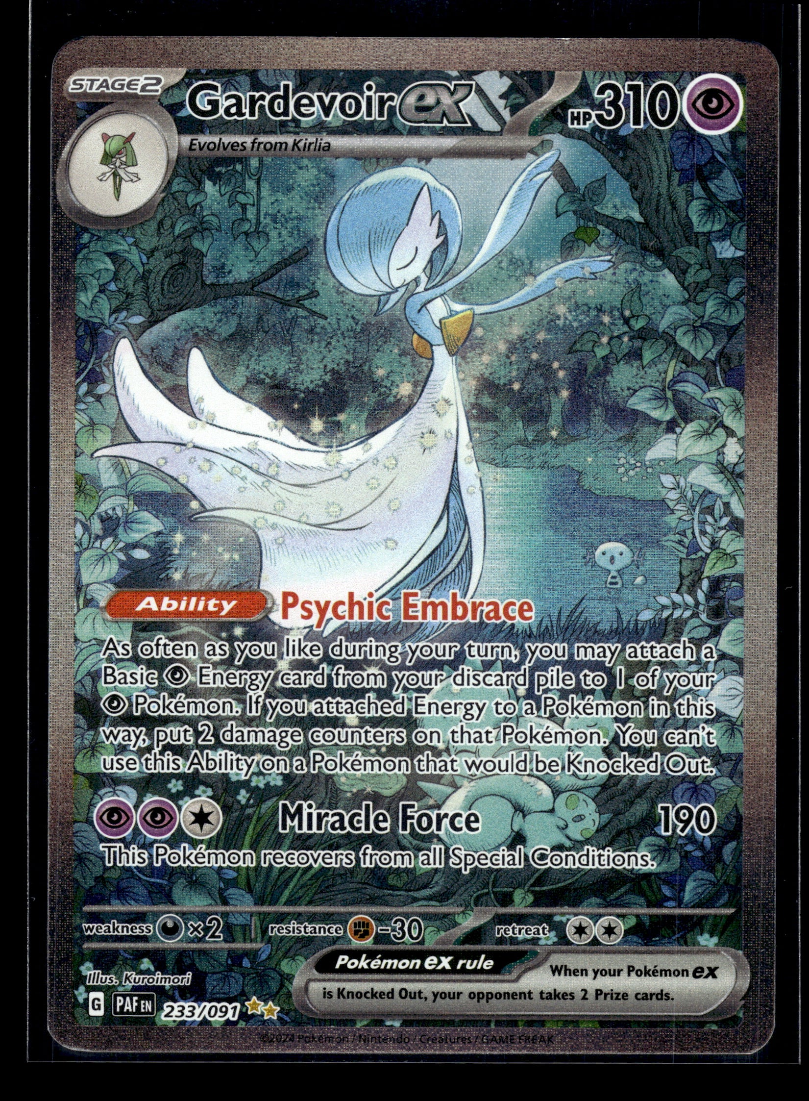 Gardevoir ex #233/091 Paldean Fates VLP