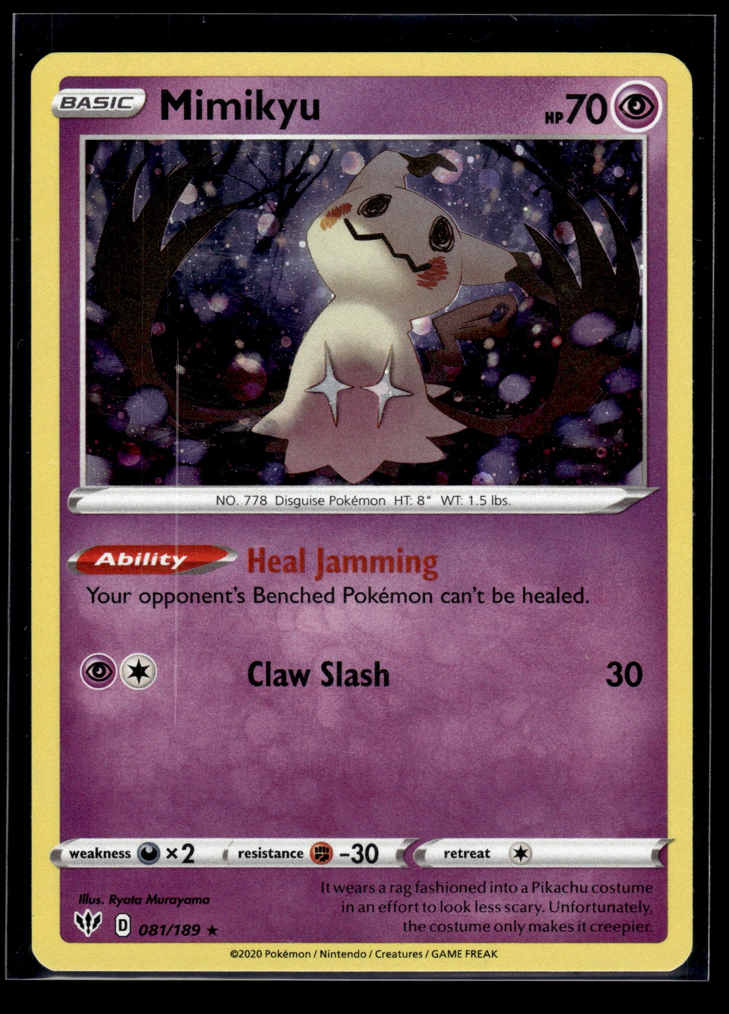 Mimikyu #081/189 Darkness Ablaze LP