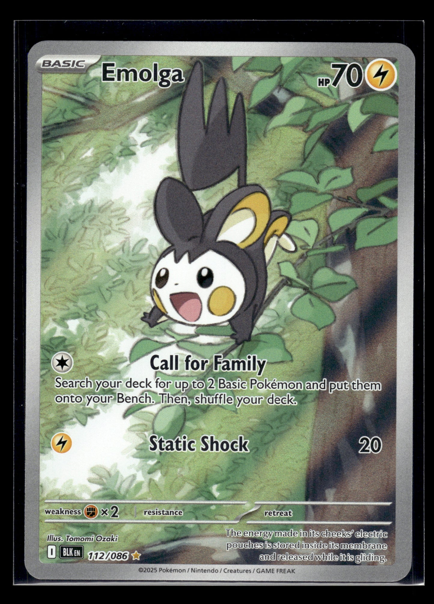 Emolga #112/086 Black Bolt NM