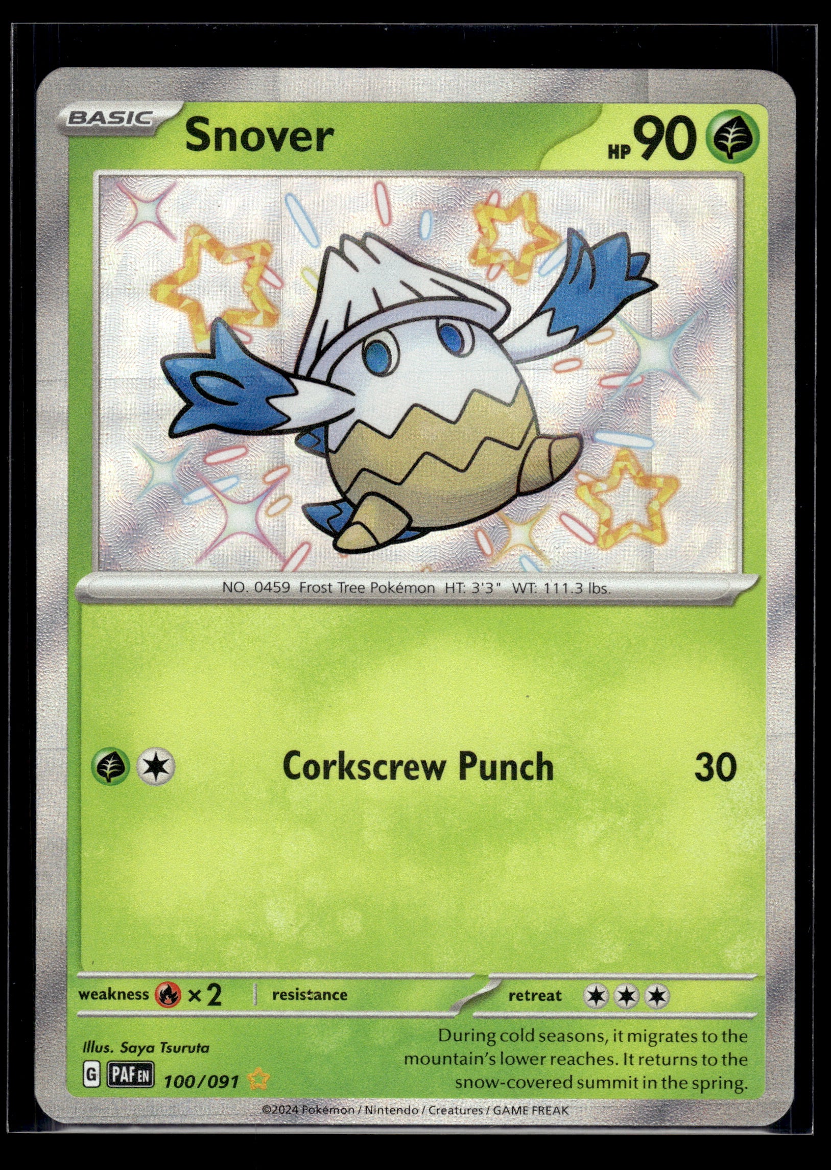 Snover #100/091 Paldean Fates VLP