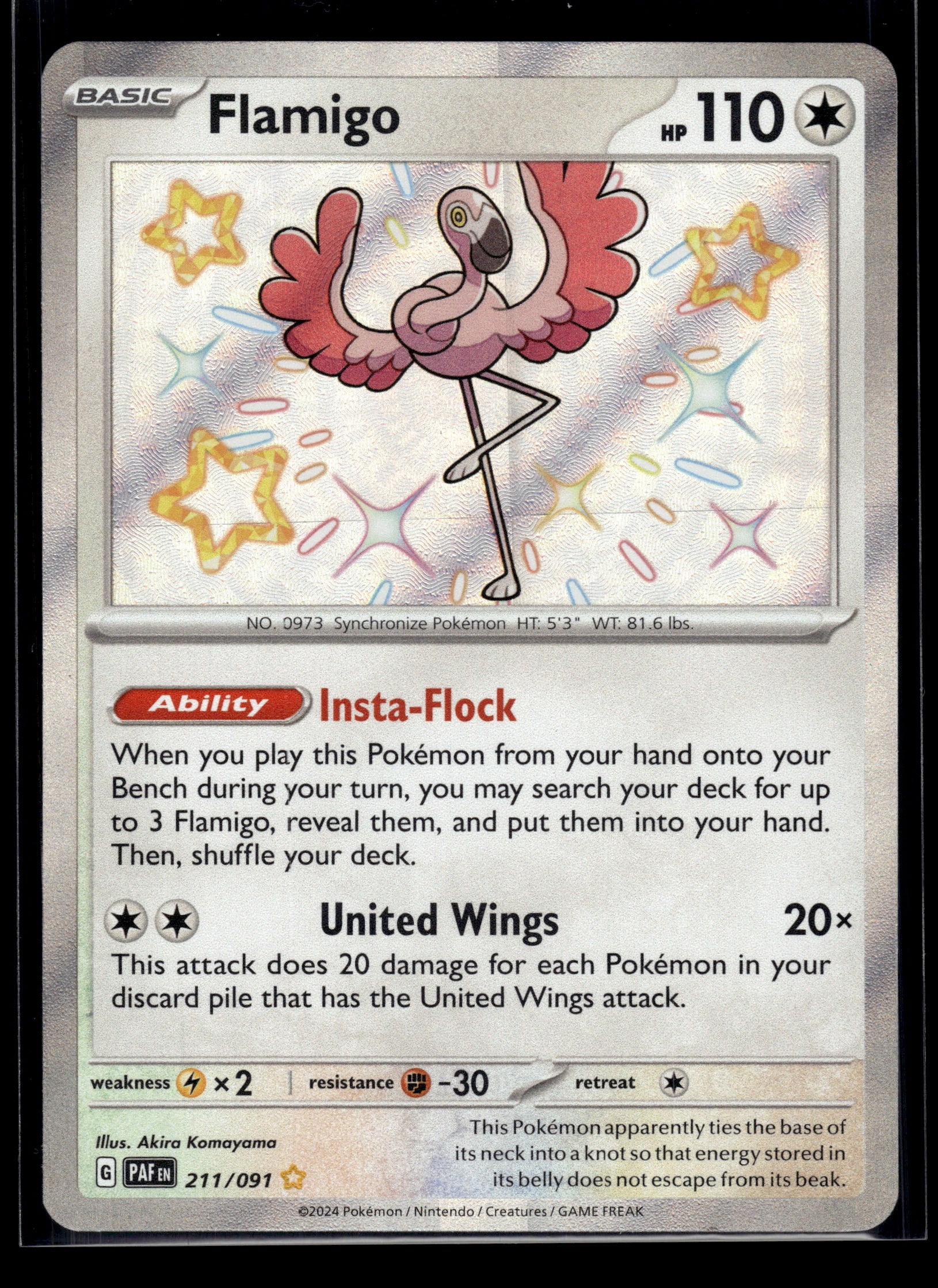 Flamigo #211/091 Paldean Fates VLP