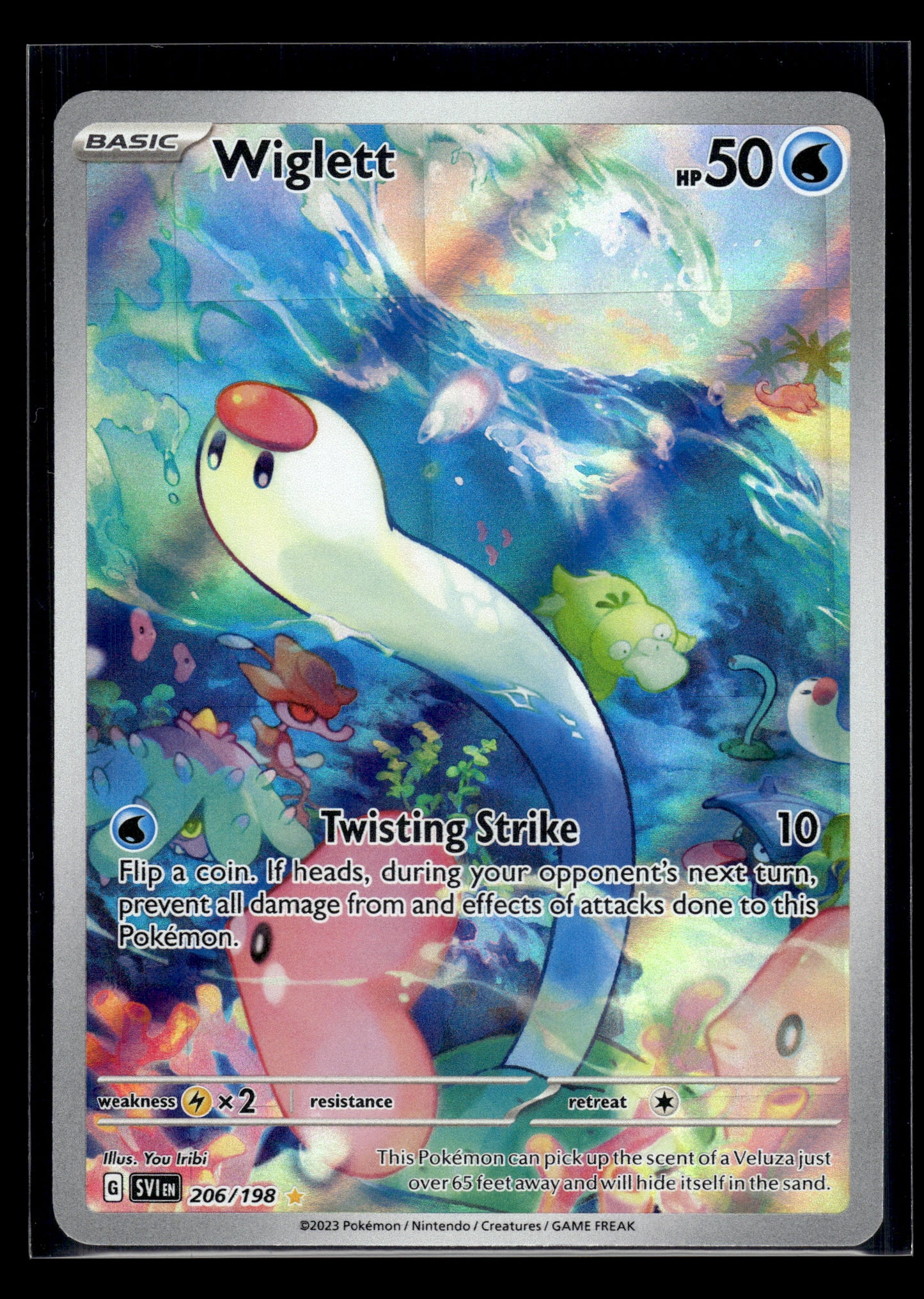 Wiglett #206/198 Scarlet & Violet Base Set VLP
