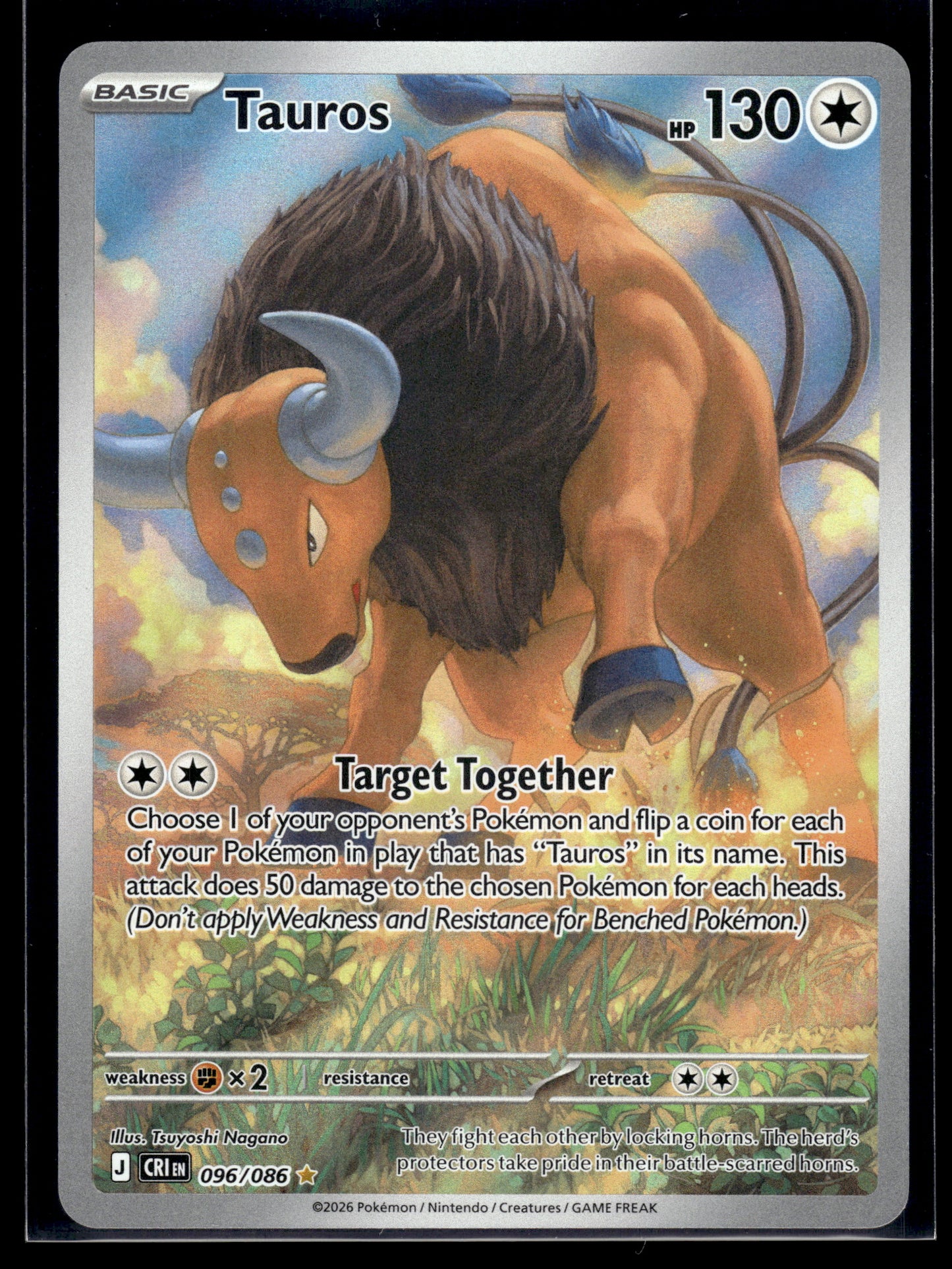 Tauros #096/086 Chaos Rising NM