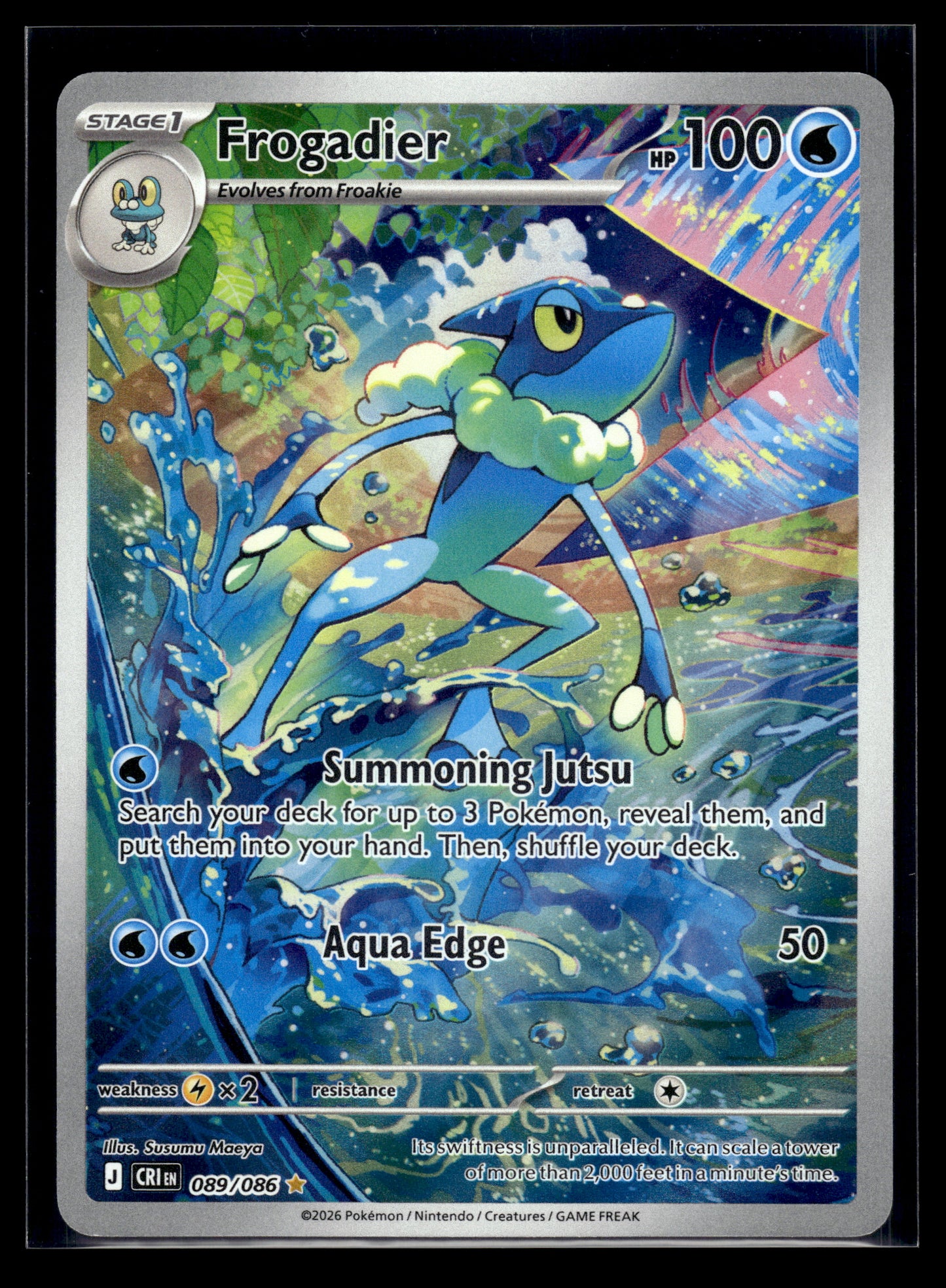 Frogadier #089/086 Chaos Rising NM