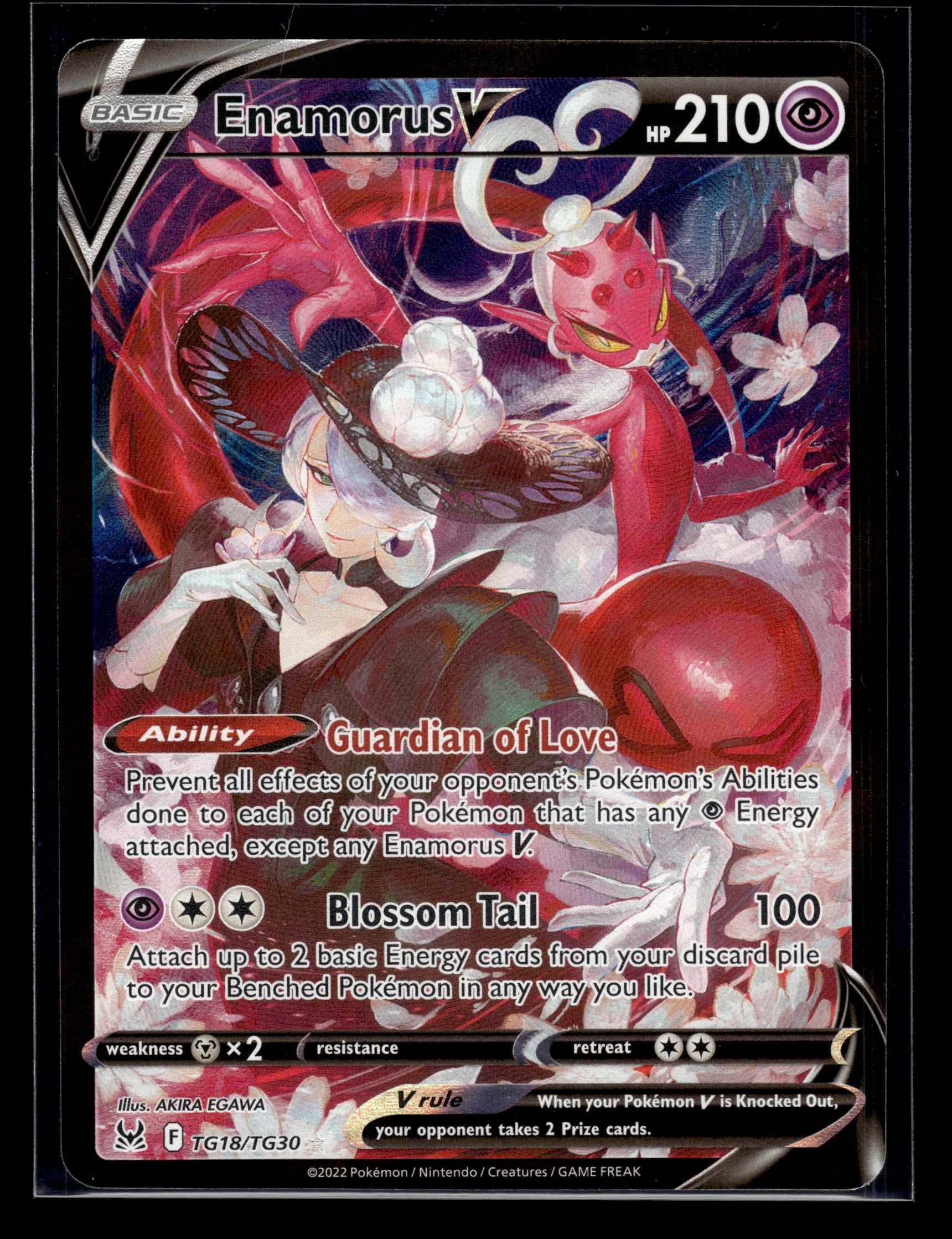 Enamorus V #TG18/TG30 Lost Origin Trainer Gallery VLP