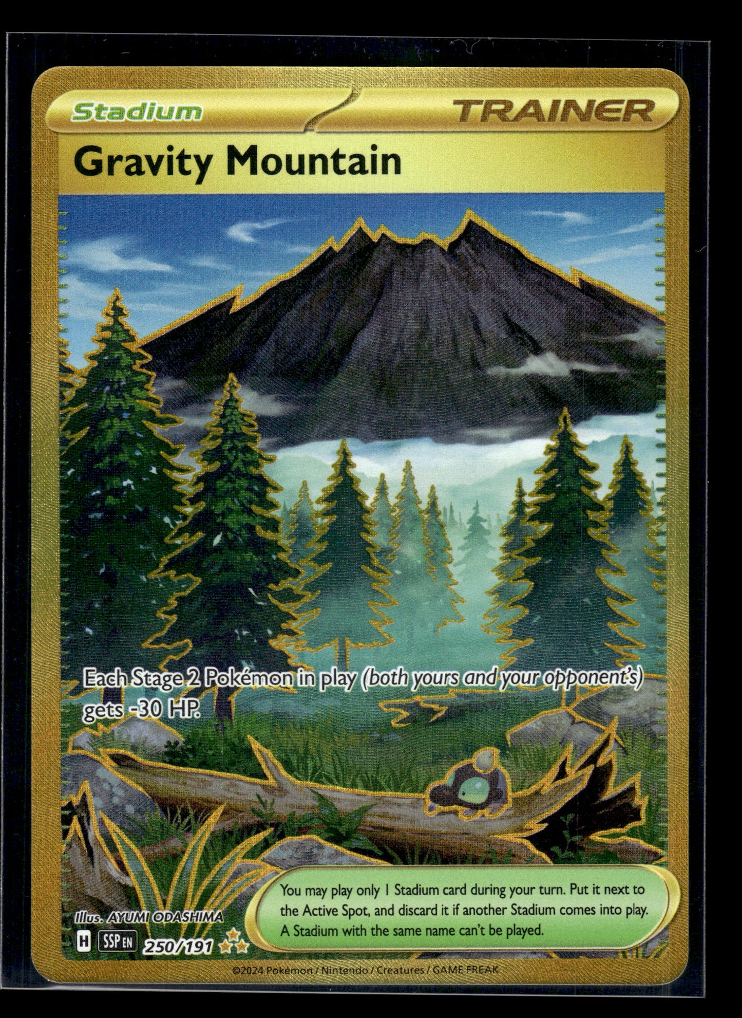 Gravity Mountain #250/191 Surging Sparks NM