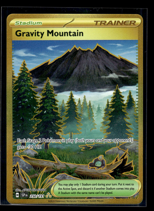 Gravity Mountain #250/191 Surging Sparks NM