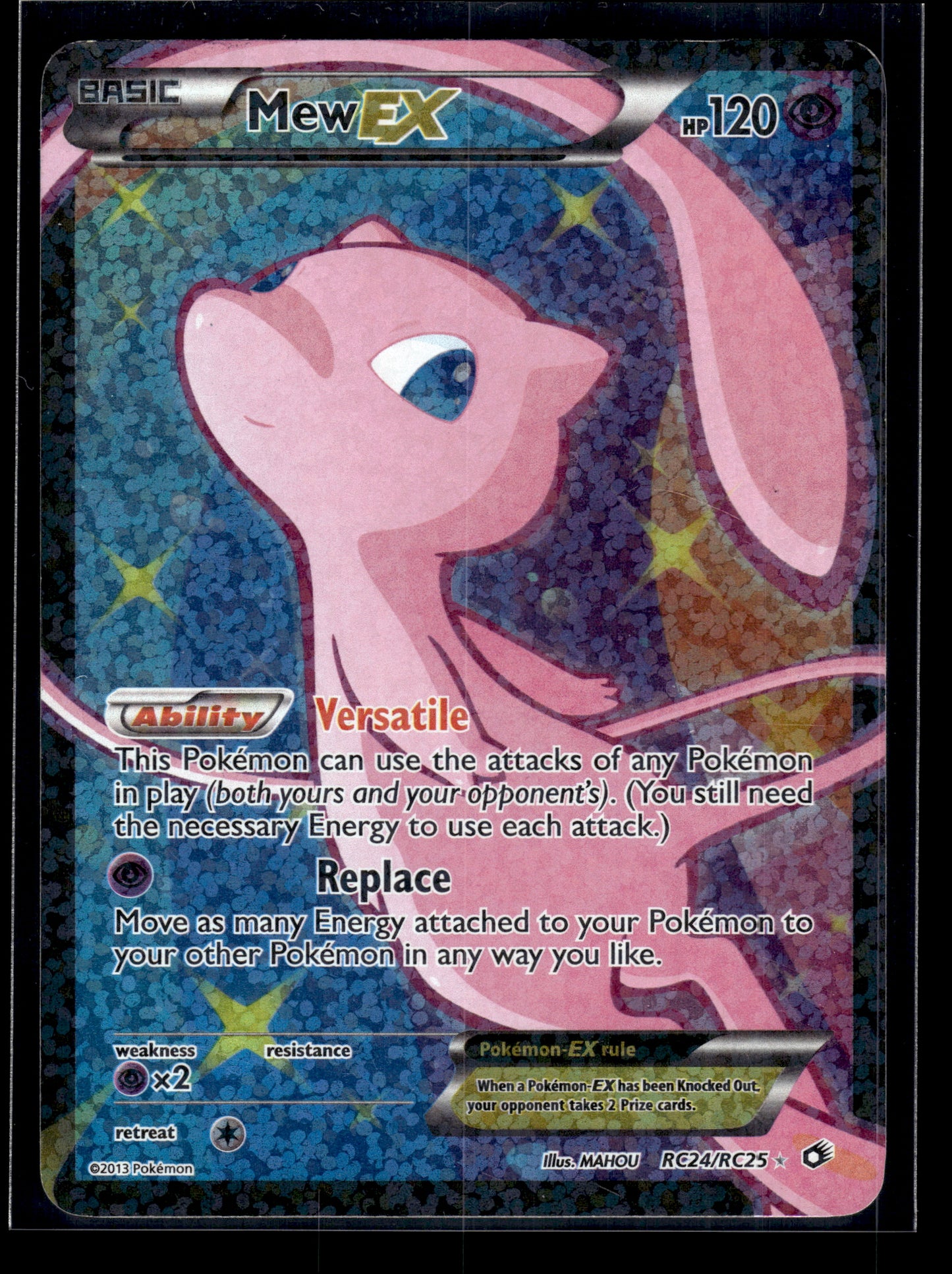Mew EX (Full Art) #RC24/RC25 Legendary Treasures: Radiant Collection MP