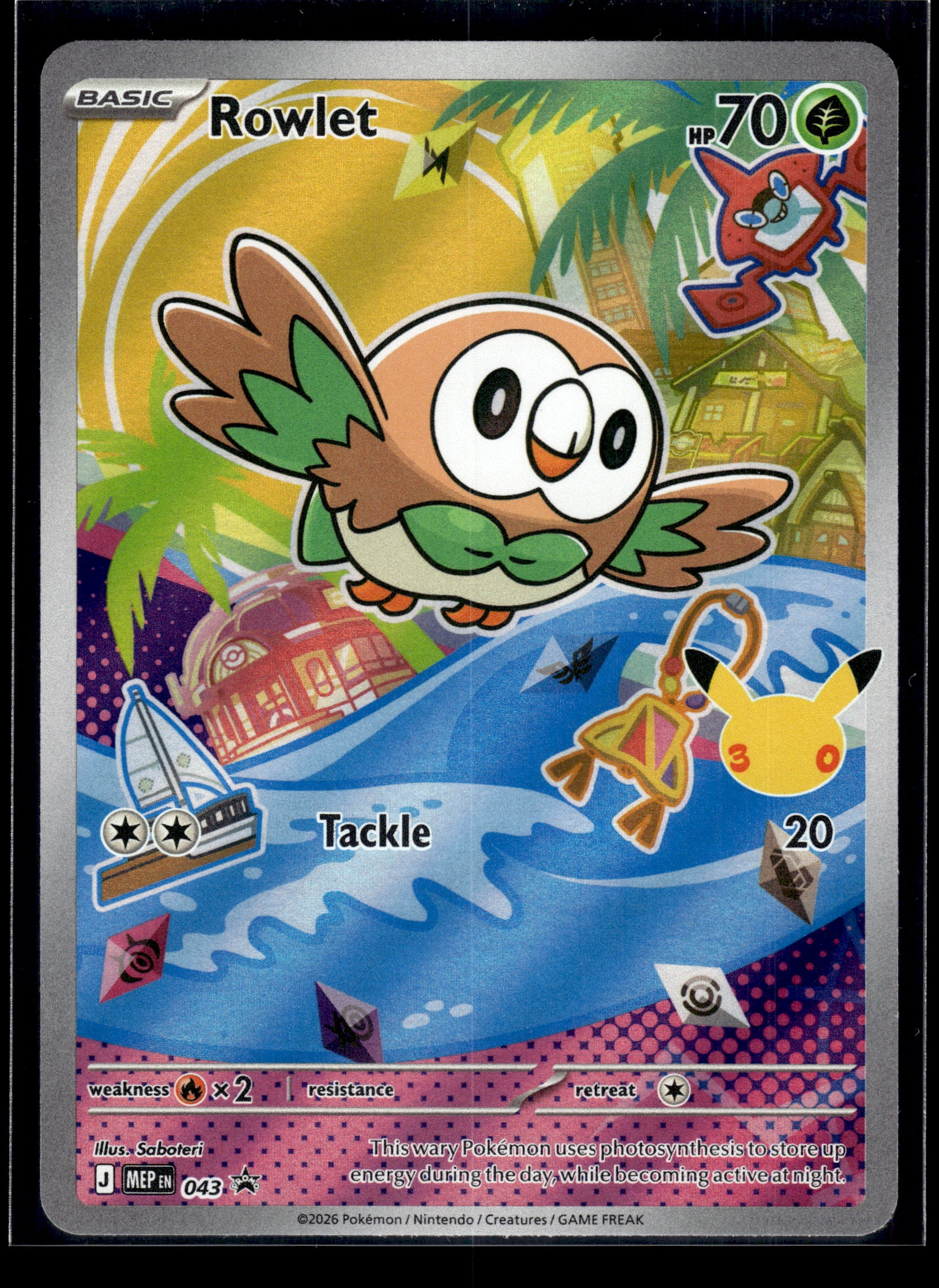 Rowlet #043 Mega Evolution Promo VLP