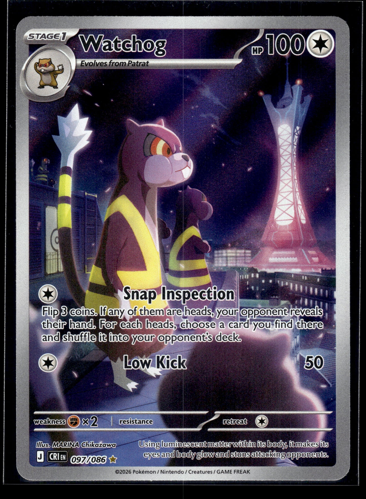 Watchog #097/086 Chaos Rising NM