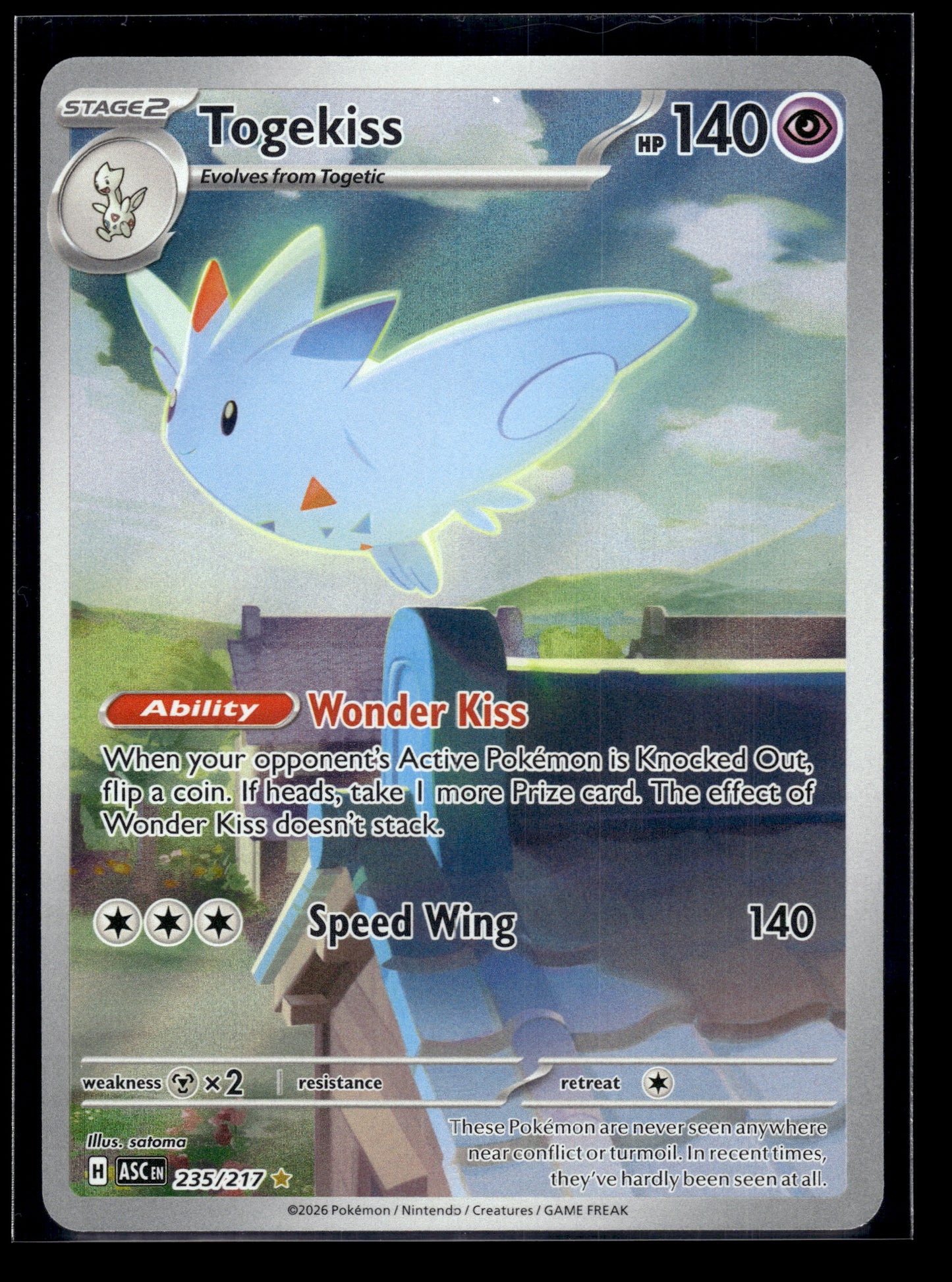 Togekiss #235/217 Ascended Heroes NM