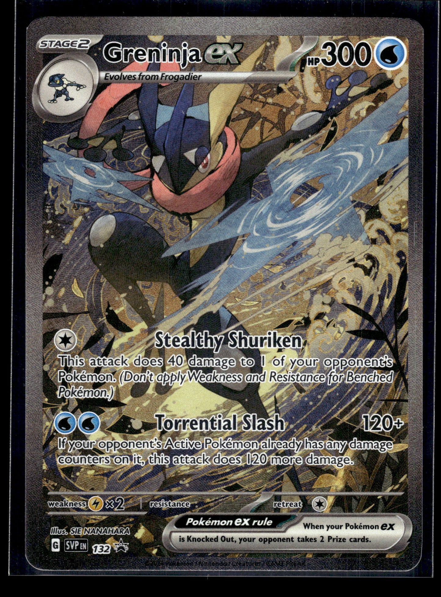 Greninja ex #132 Scarlet & Violet Promo Cards VLP