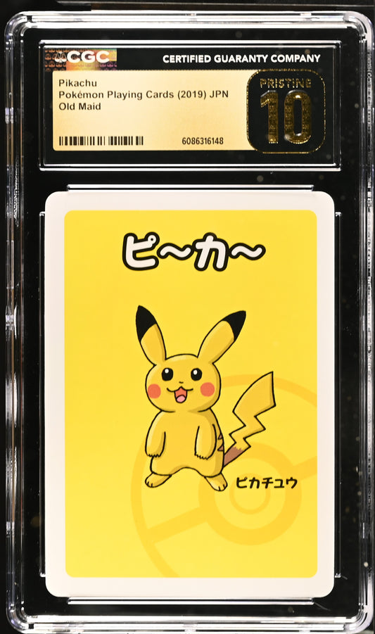 CGC 10 Pikachu Old Maid