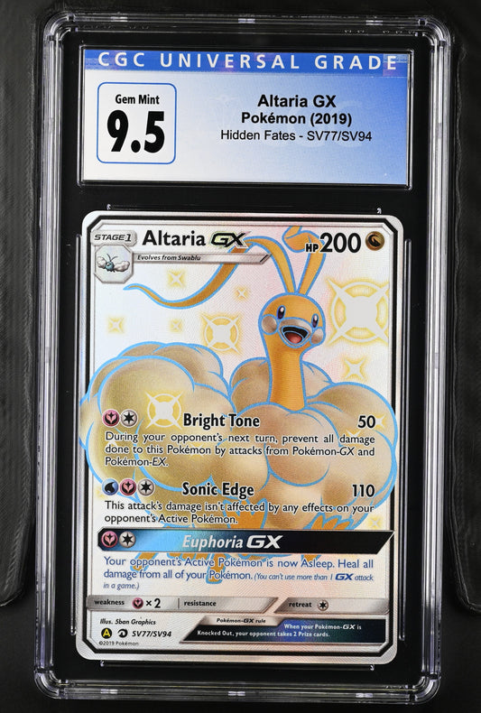 CGC 9.5 Altaria GX #SV77/SV94 Hidden Fates