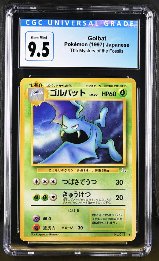 CGC 9.5 Golbat #42 The Mystery of the Fossils