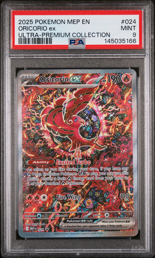 PSA 9 Oricorio Ex #024 Black Star Promo