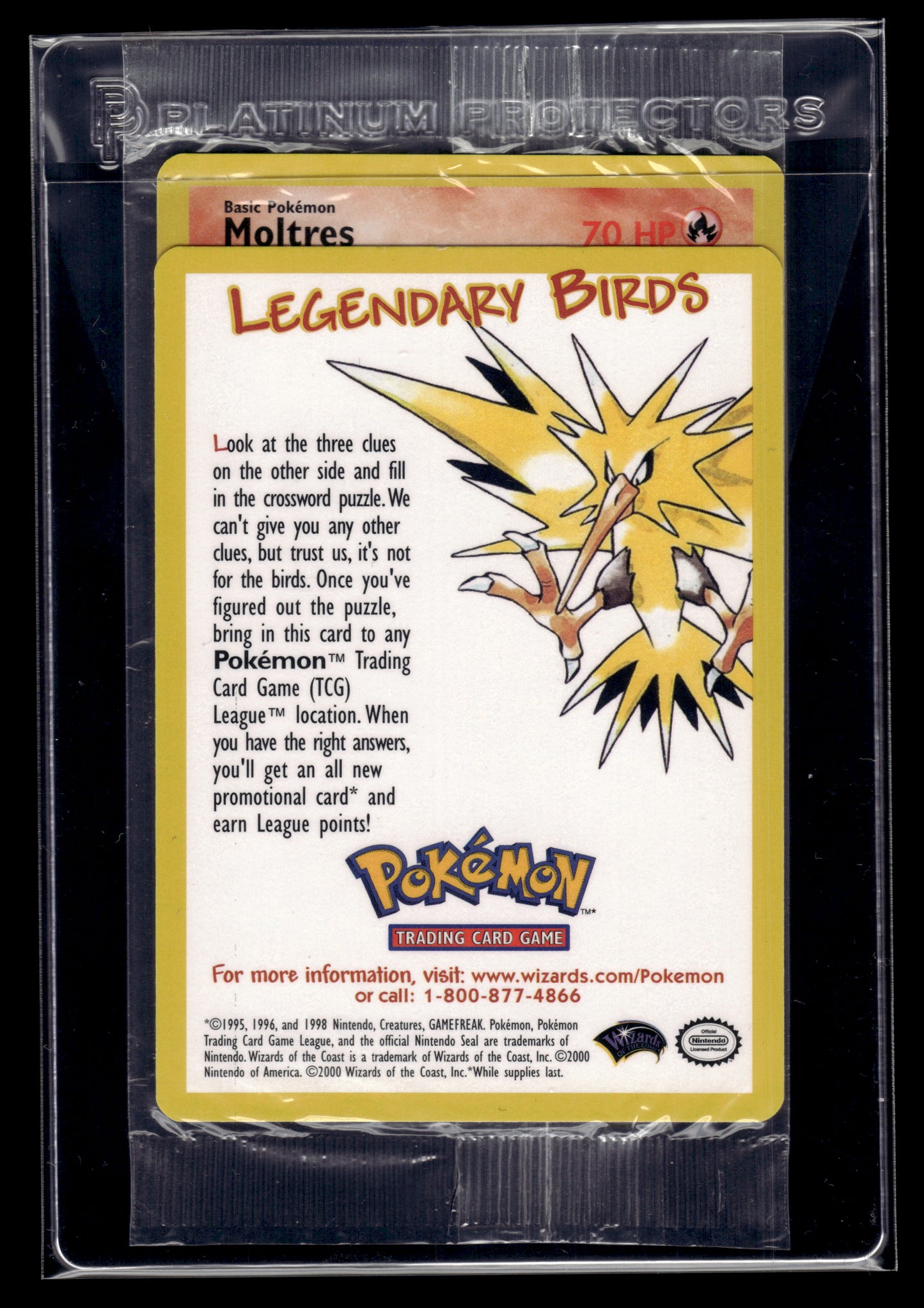 Moltres #21/53 SEALED WoTC Promo NM