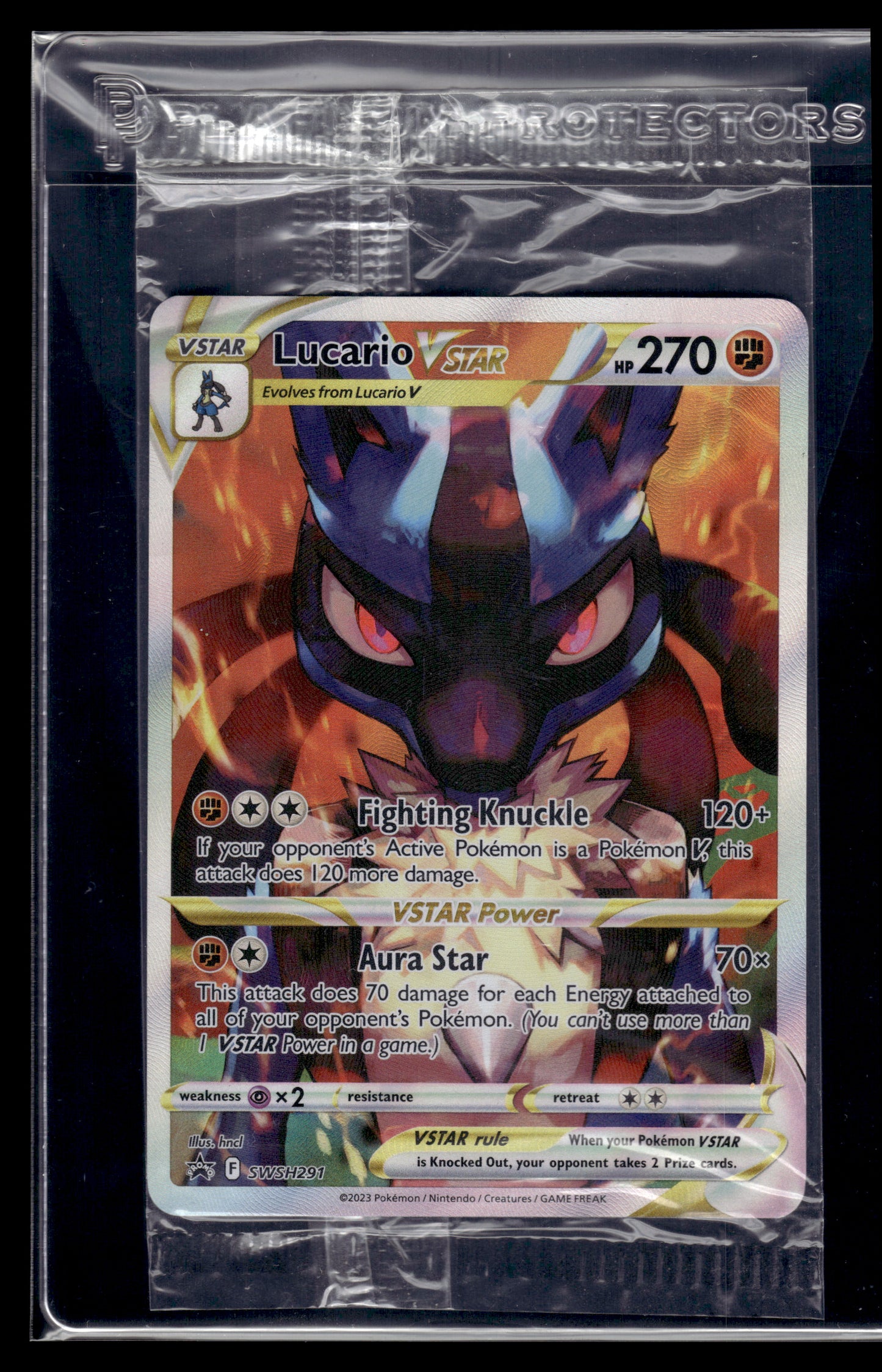 Lucario VSTAR #SWSH291 SEALED Sword & Shield Promo VLP
