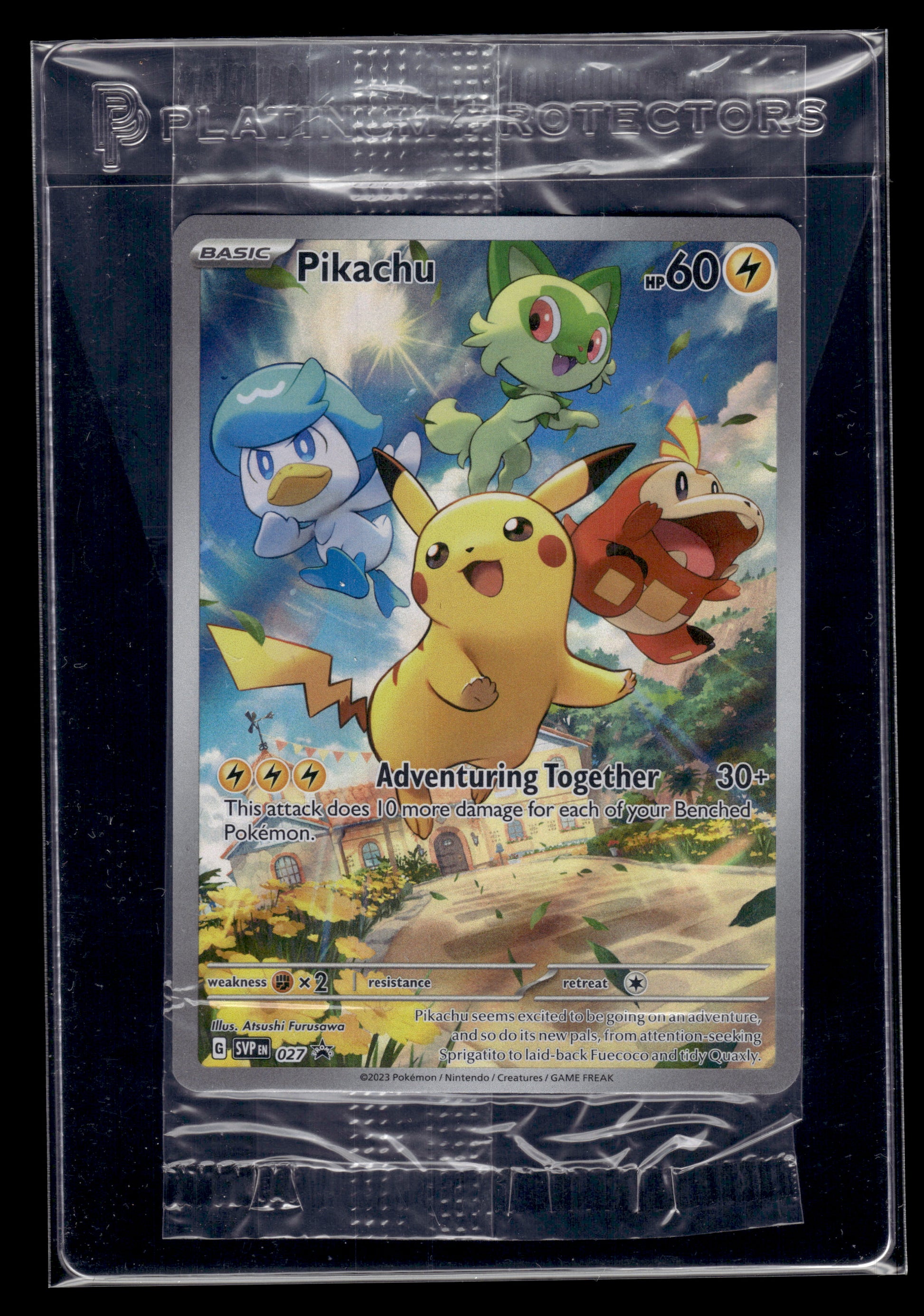 Pikachu #027 SEALED Scarlet & Violet Promo VLP