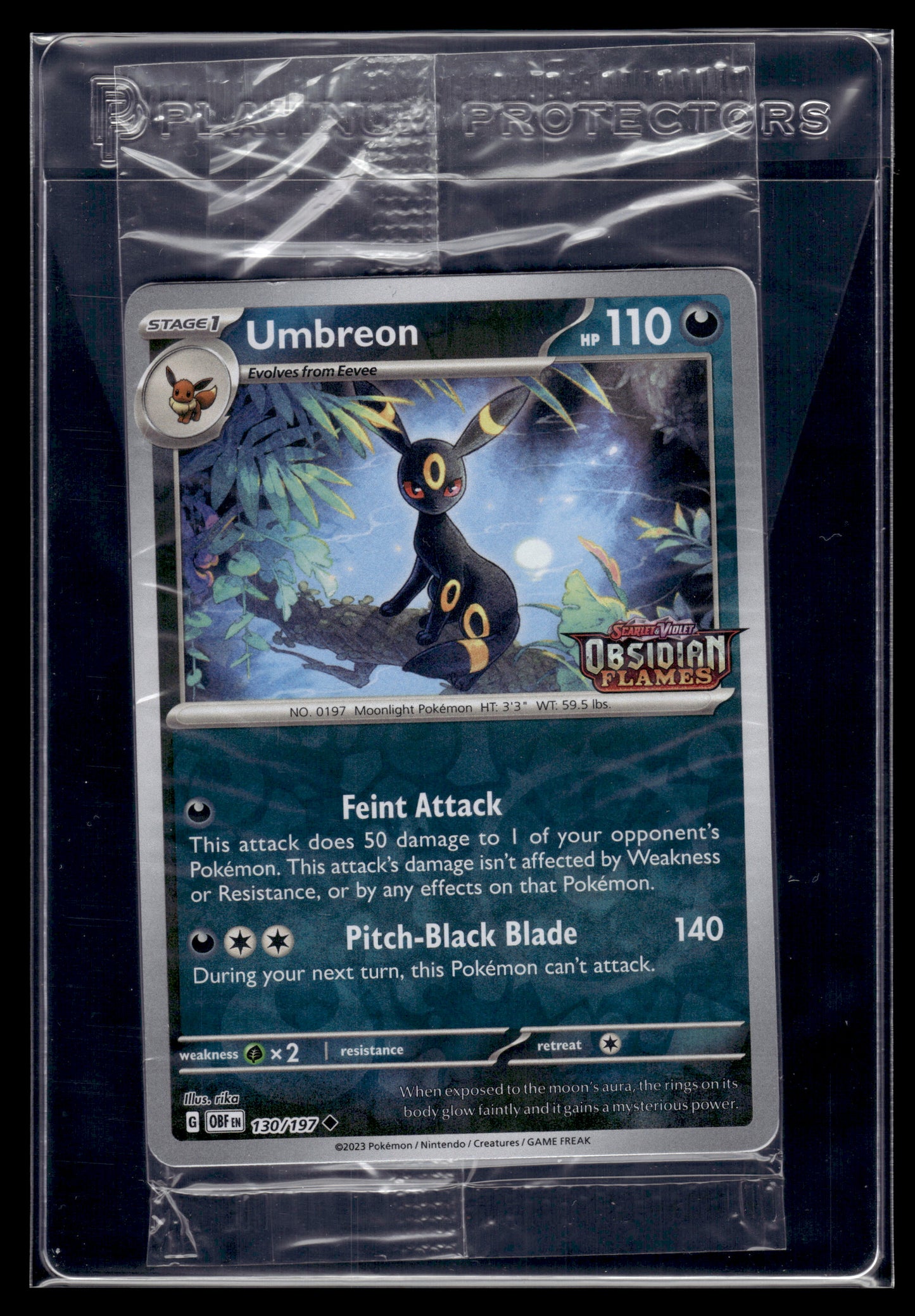 Umbreon (STAMPED) #130/197 SEALED Miscellaneous Cards & Products VLP