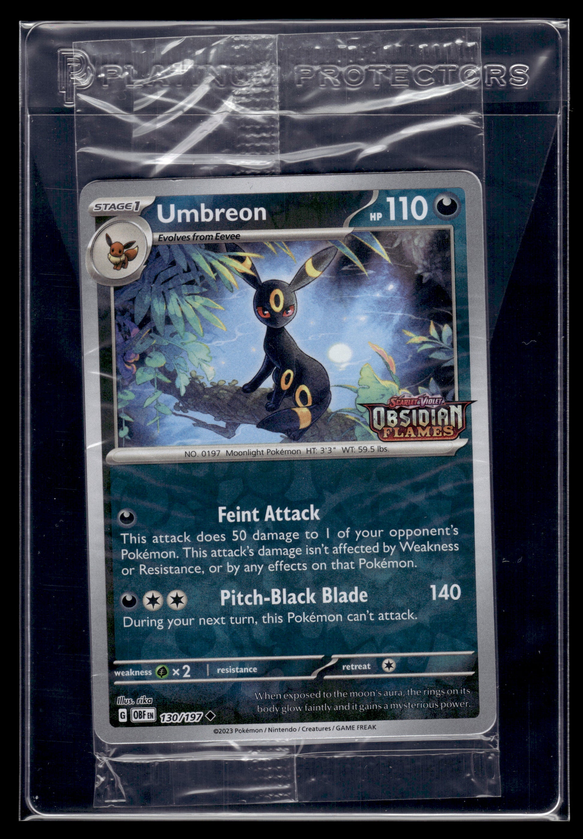 Umbreon (STAMPED) #130/197 SEALED Miscellaneous Cards & Products VLP