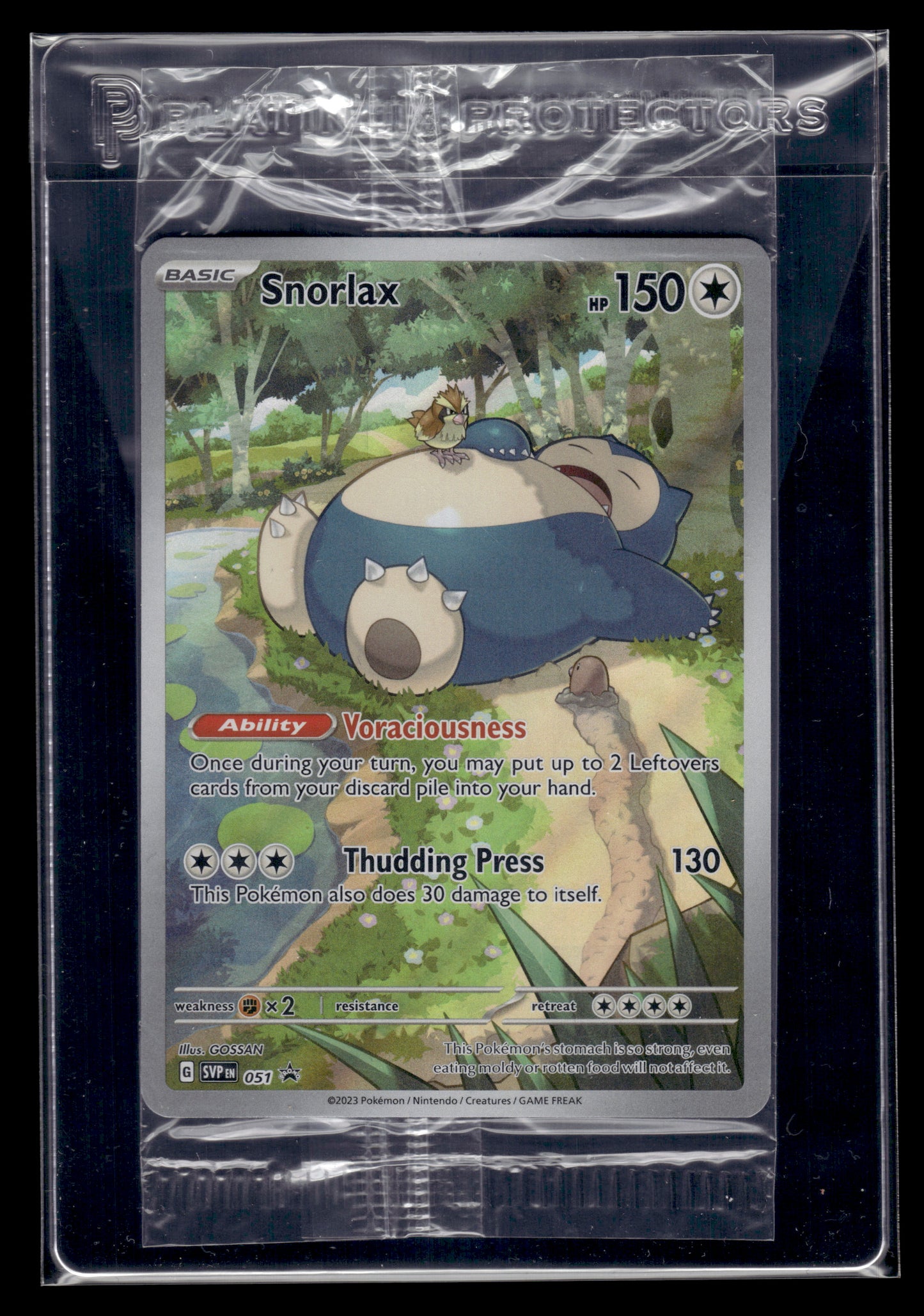 Snorlax #051 SEALED Scarlet & Violet Promo Cards NM