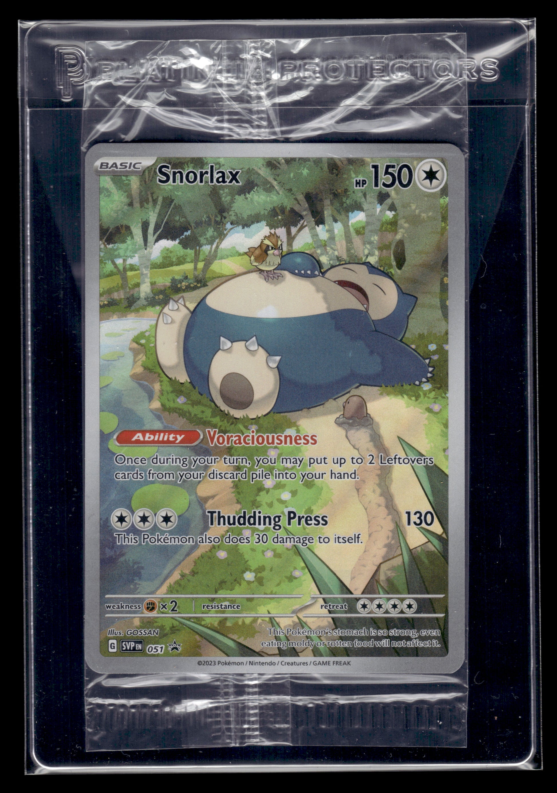 Snorlax #051 SEALED Scarlet & Violet Promo Cards NM