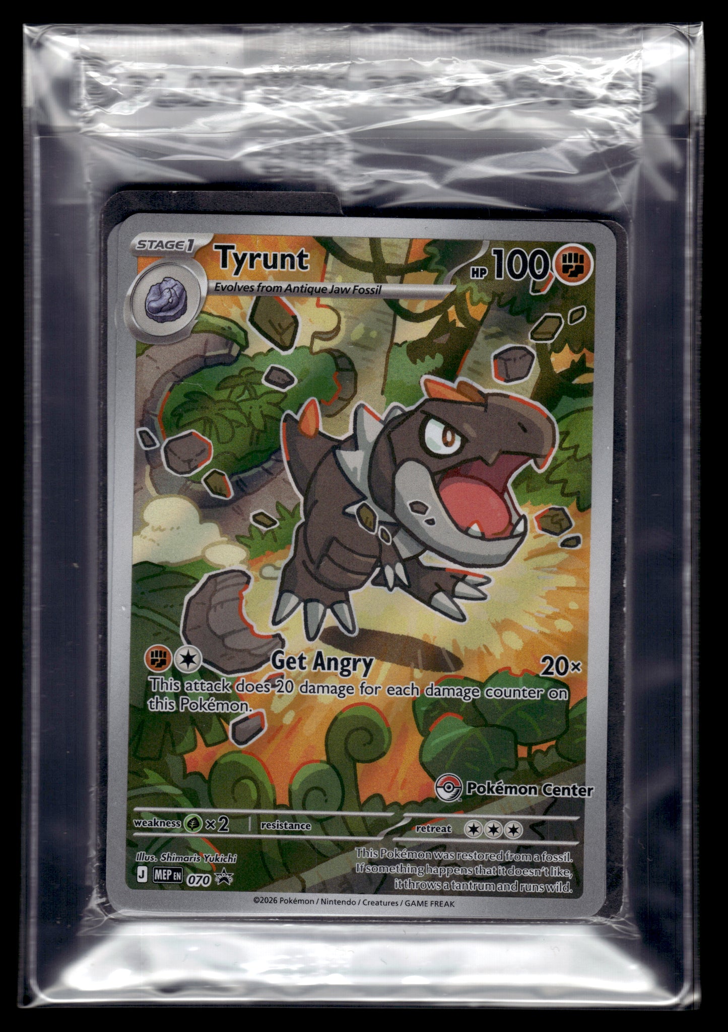 Tyrunt (STAMPED) #070 SEALED Mega Evolution Promo NM