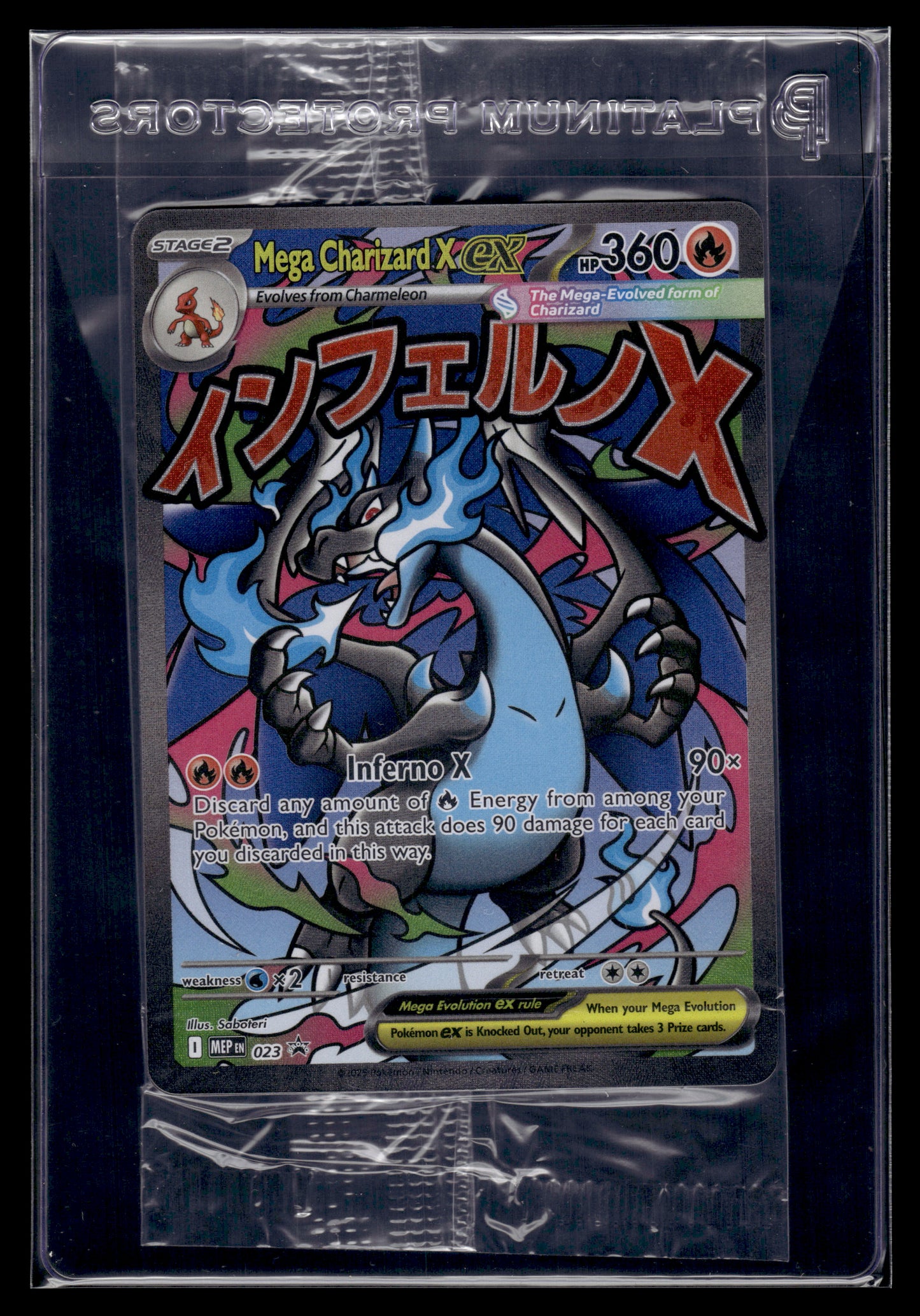 Mega Charizard X ex #023 SEALED Mega Evolution Promo NM