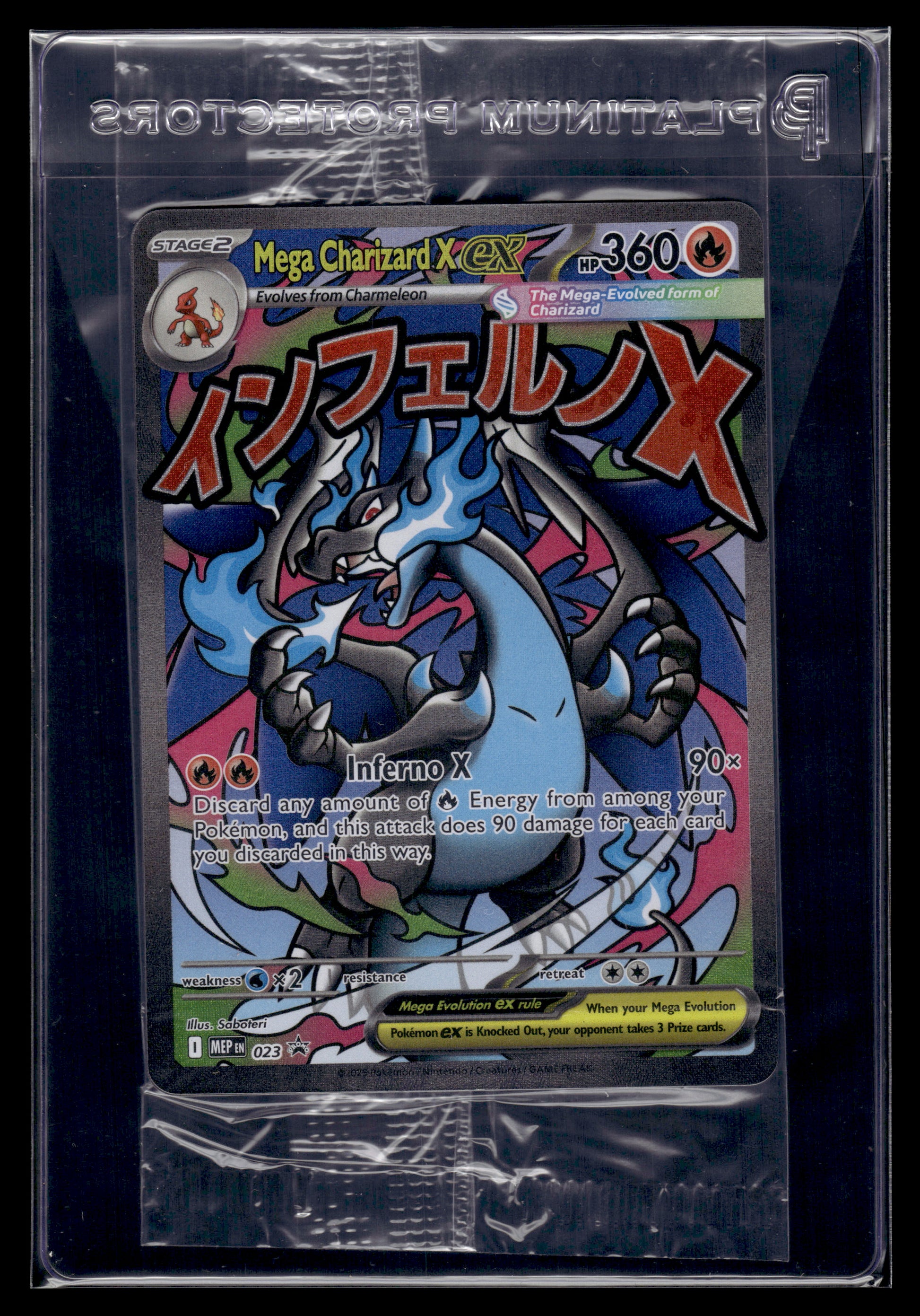 Mega Charizard X ex #023 SEALED Mega Evolution Promo NM