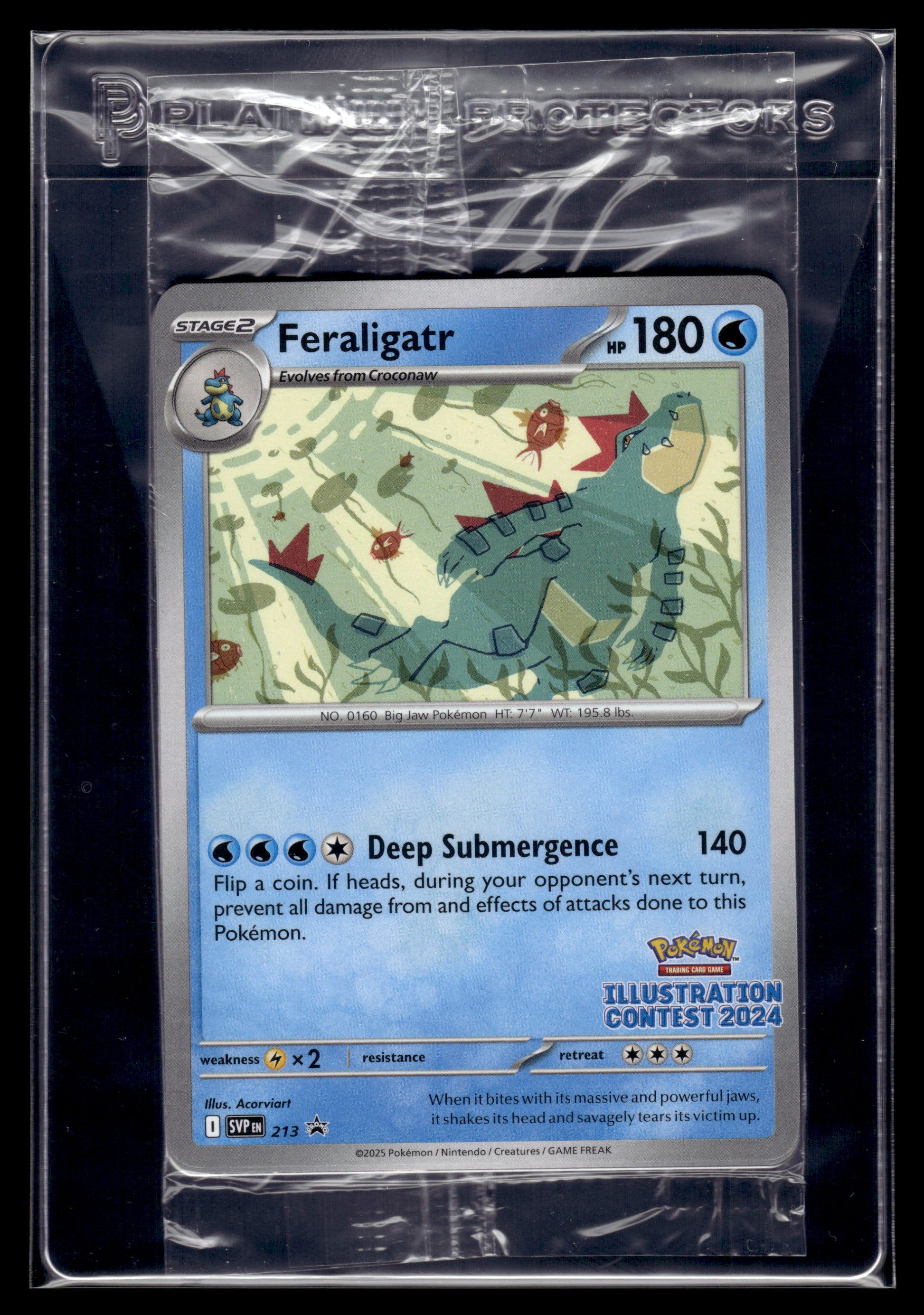 Feraligatr #213 SEALED Scarlet & Violet Promo Cards NM