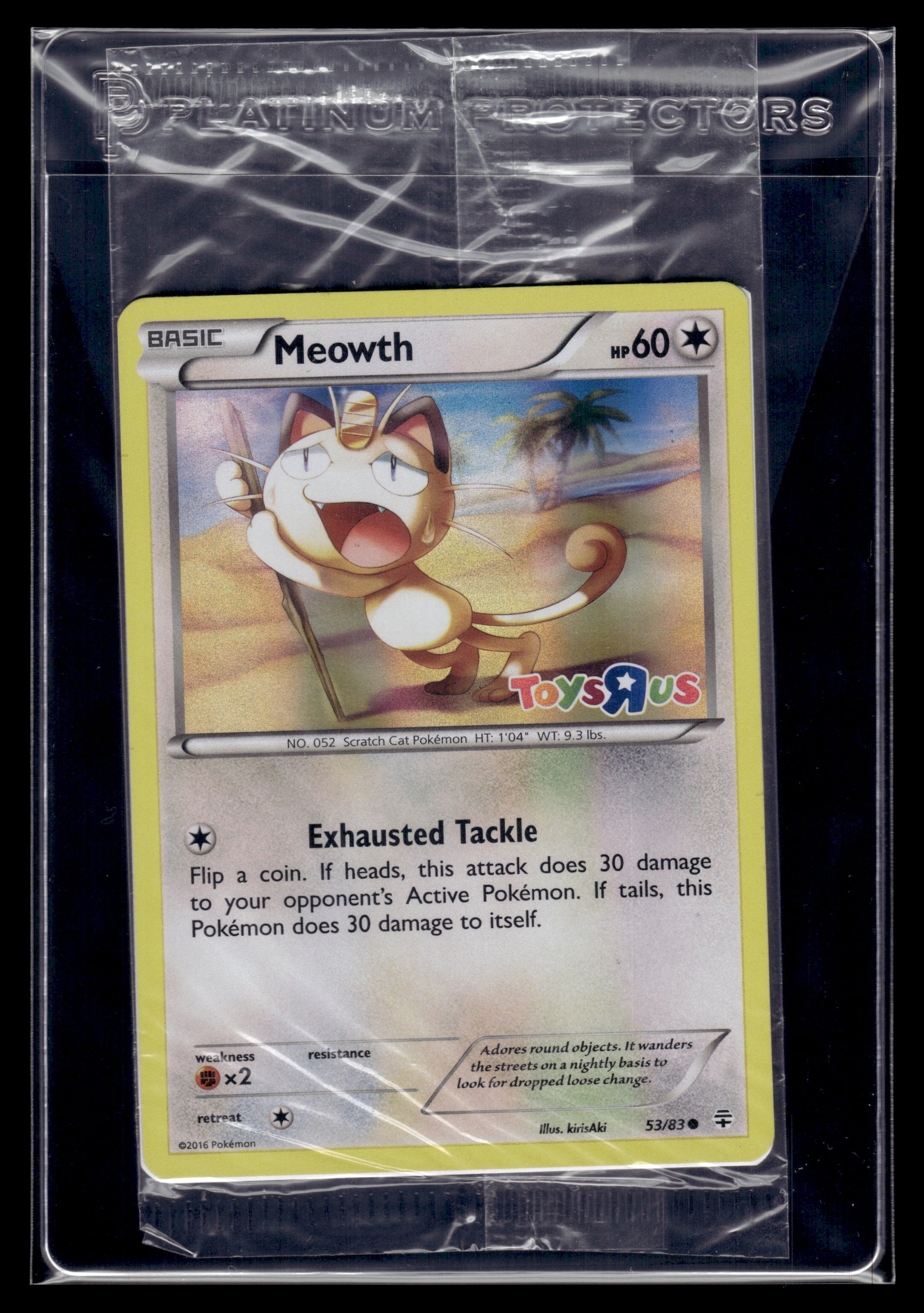 Meowth (STAMPED) #053/083 SEALED Miscellaneous Cards & Products NM
