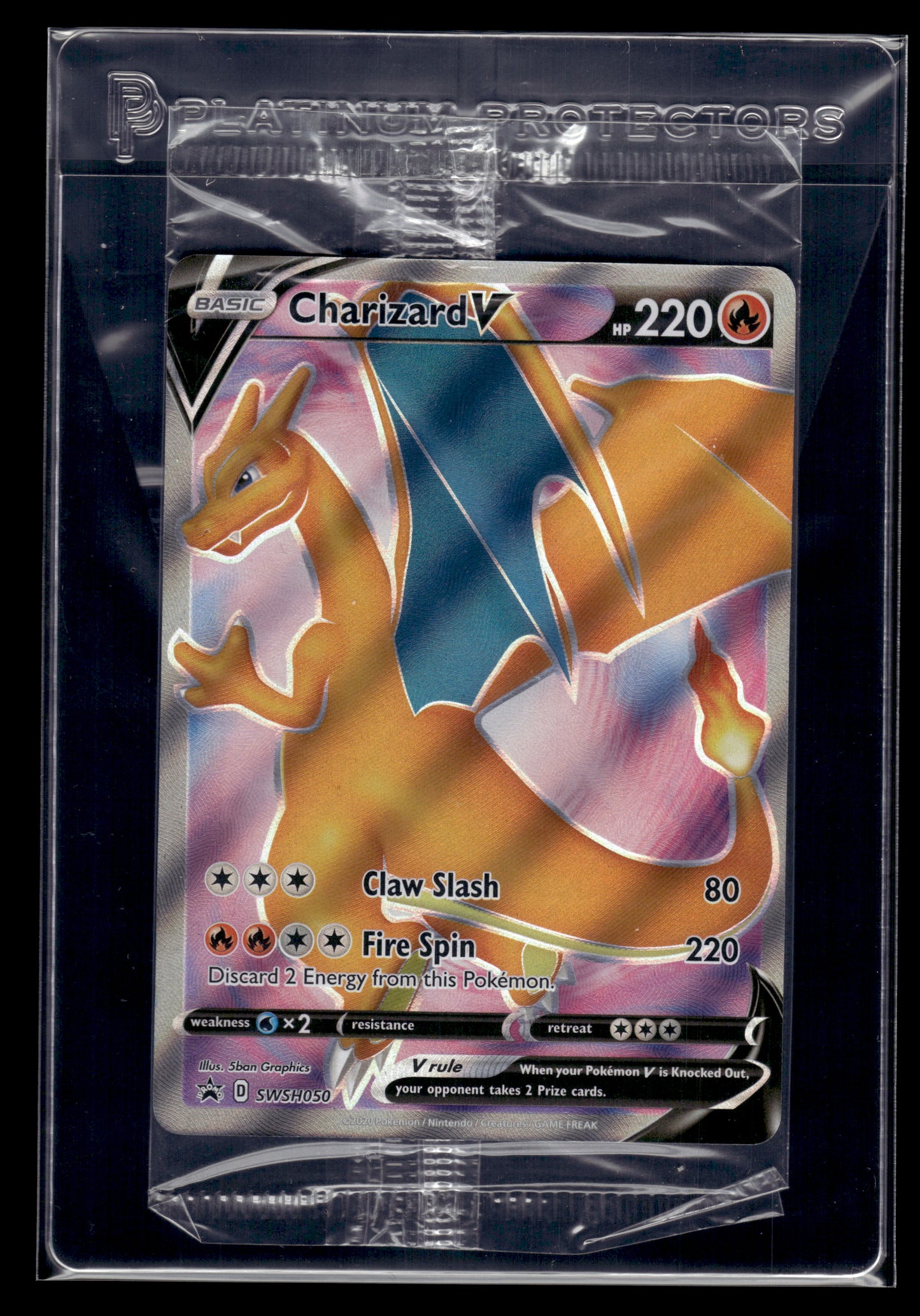 Charizard V #SWSH050 SEALED Sword & Shield Promo Cards NM