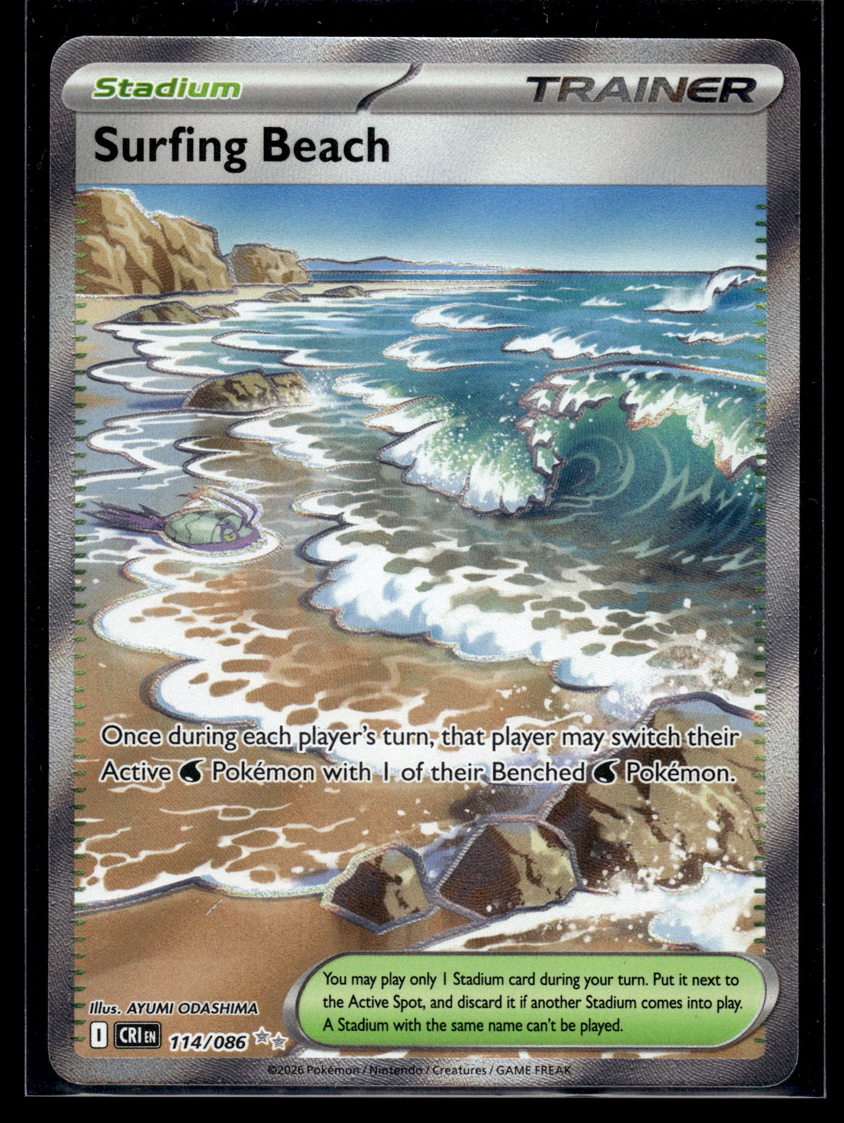 Surfing Beach #114/086 Chaos Rising NM