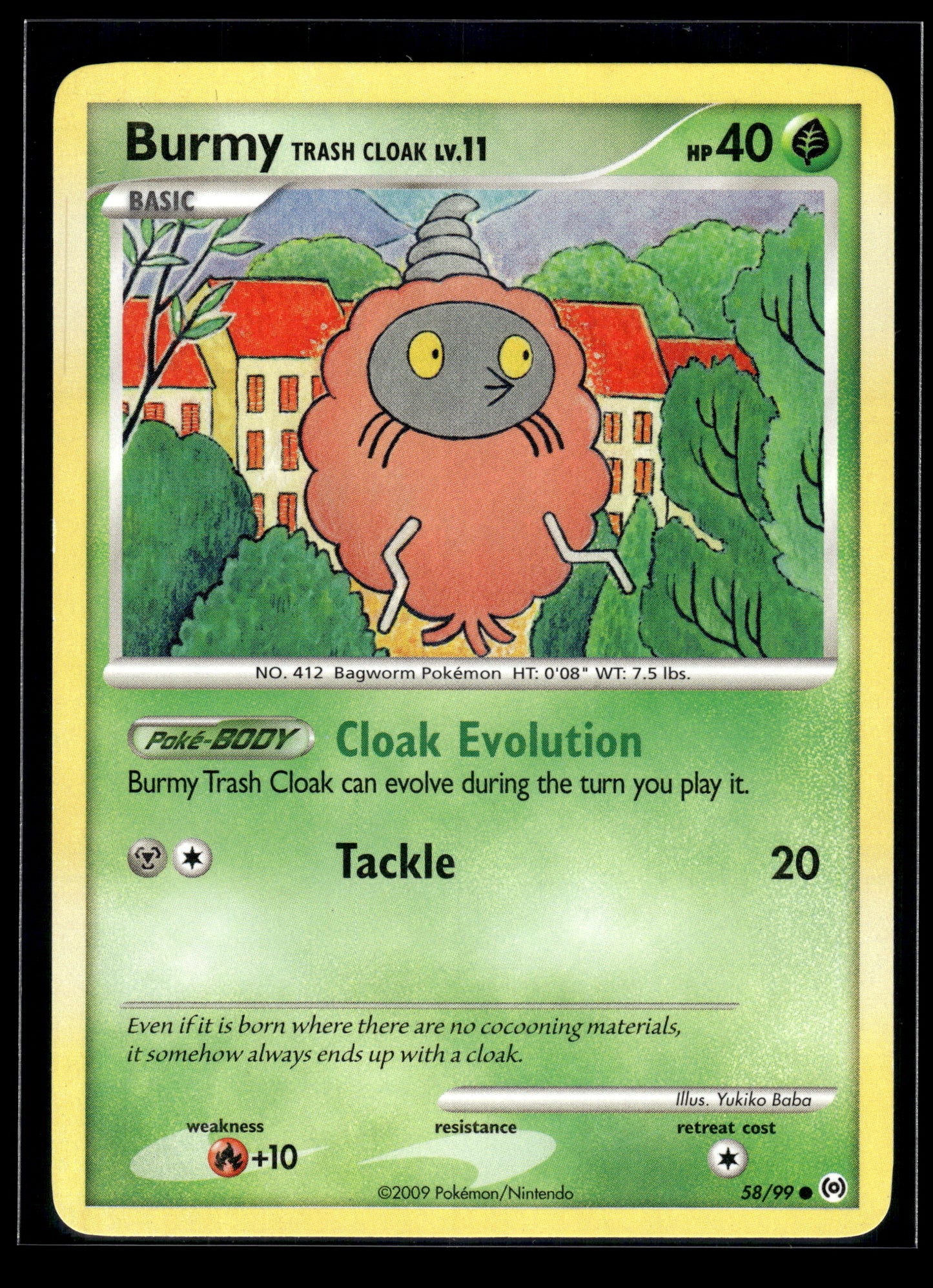 Burmy Trash Cloak #58/99 Arceus LP