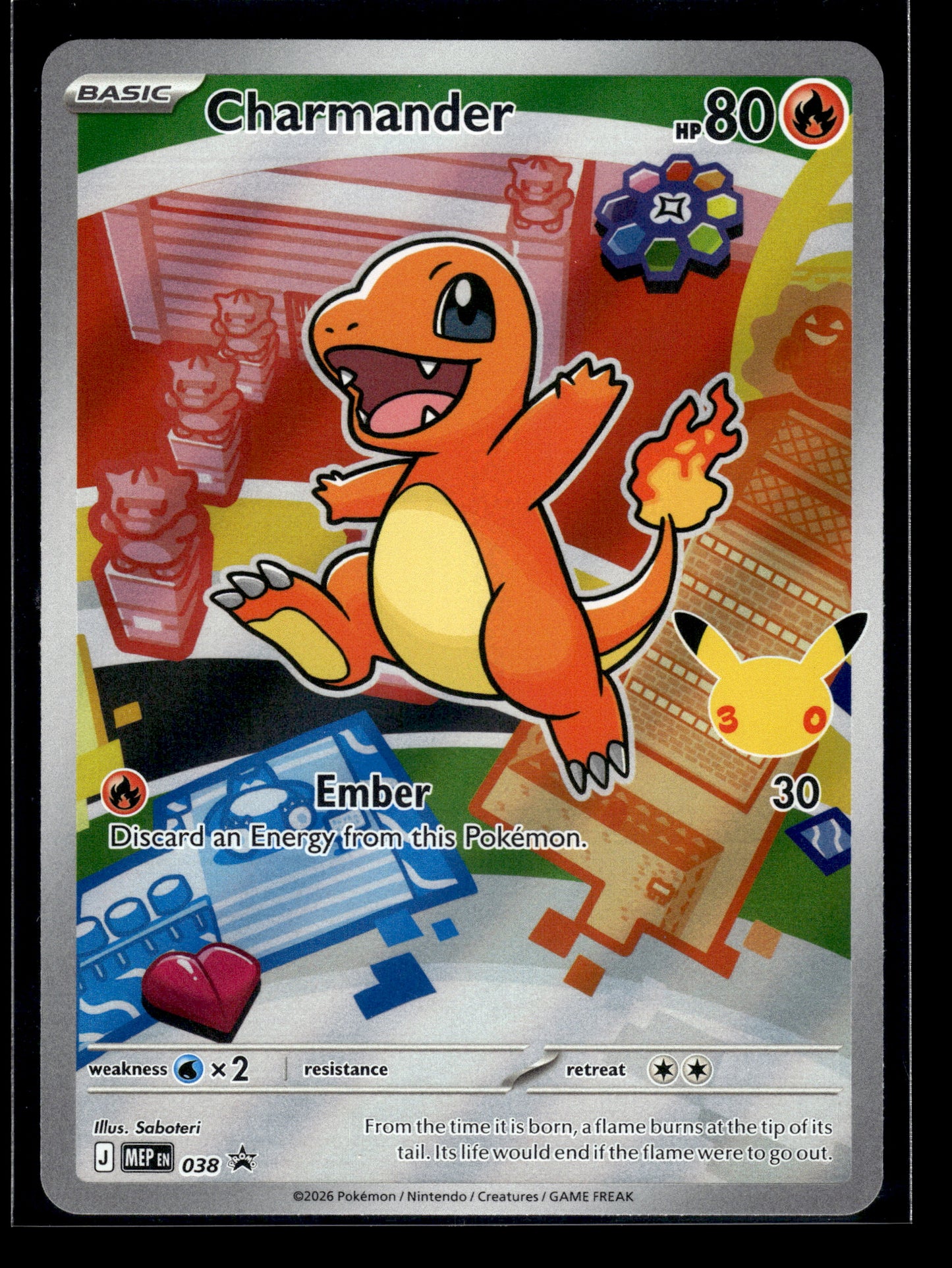 Charmander #038 Mega Evolution Promo NM