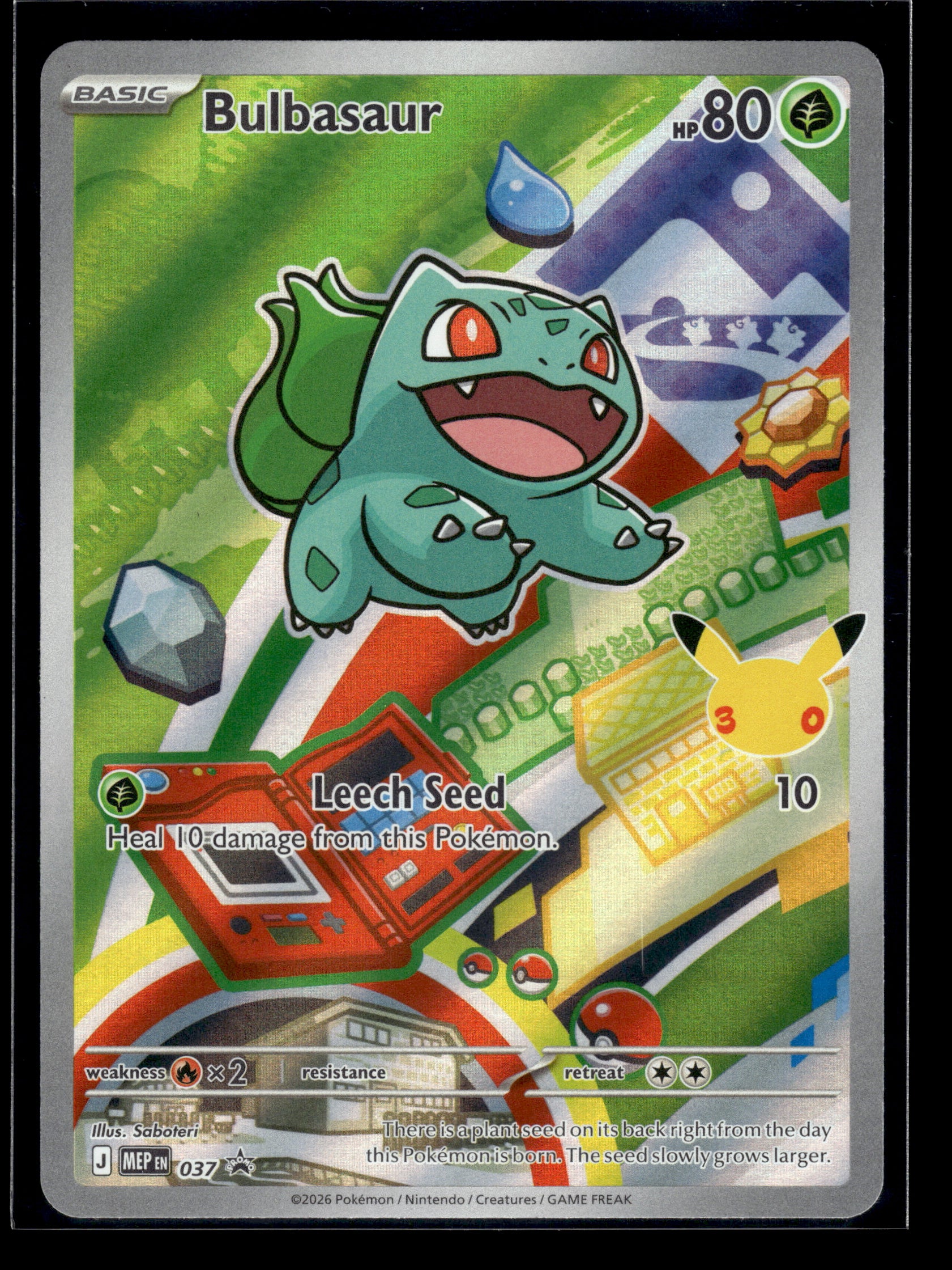 Bulbasaur #037 Mega Evolution Promo NM