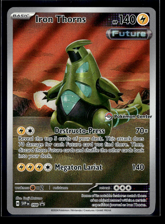 Iron Thorns #098 STAMPED Scarlet & Violet Promo MP