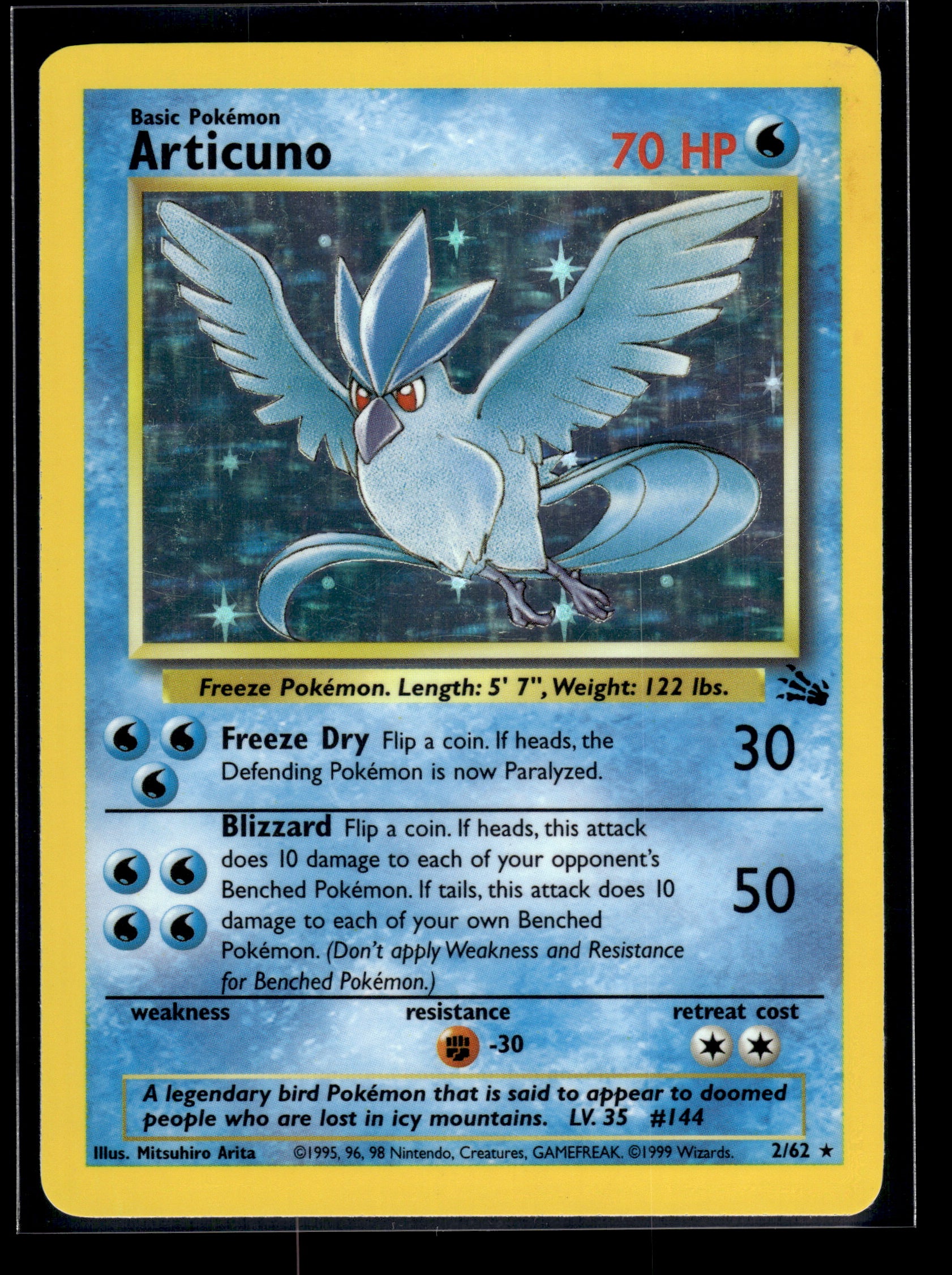 Articuno #02/62 Fossil LP