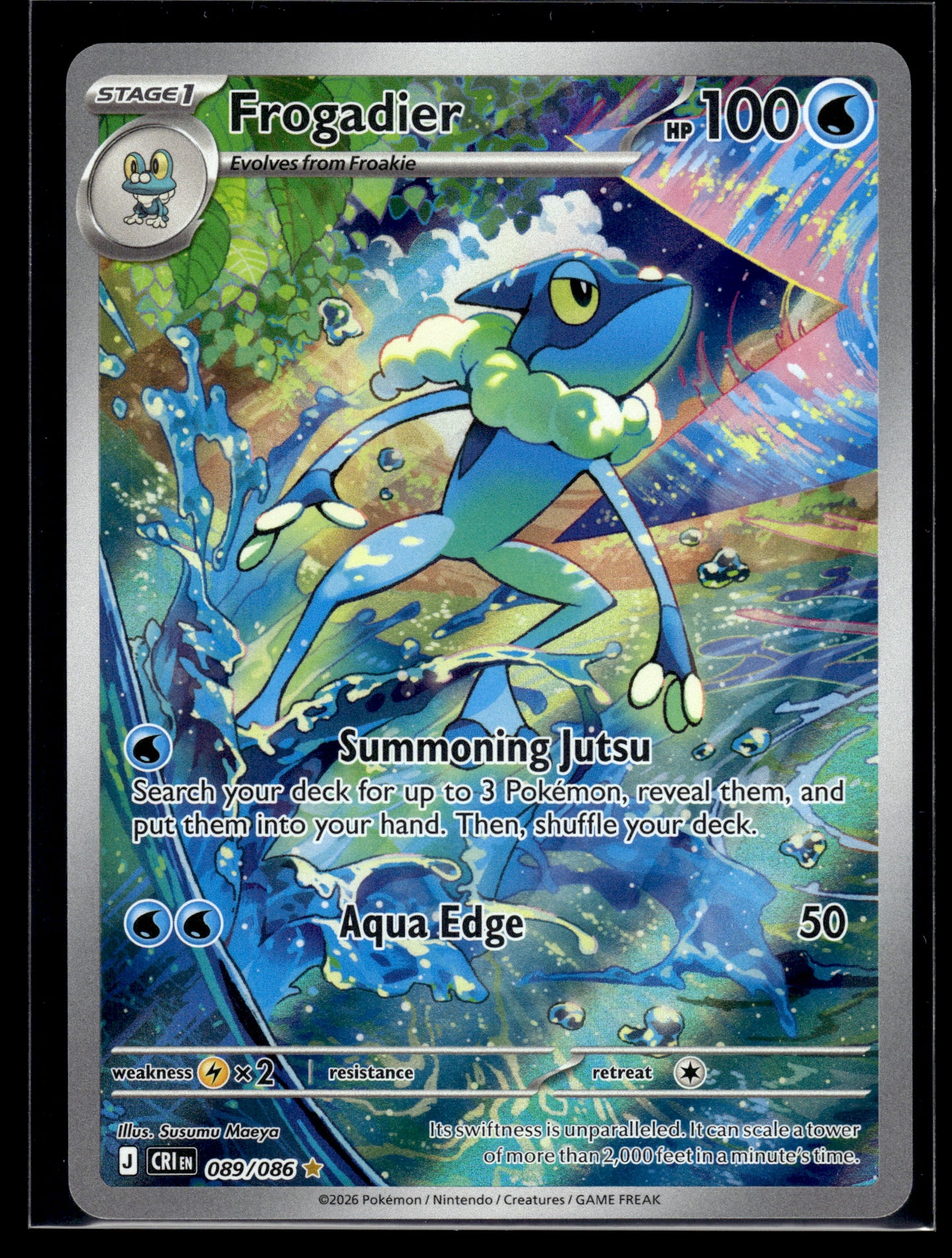 Frogadier #089/086 Chaos Rising NM